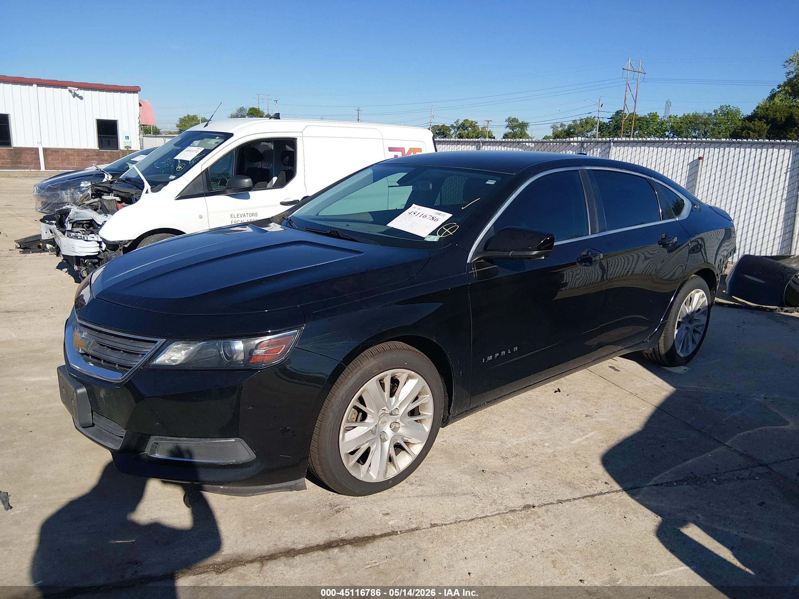 2015 Chevrolet Impala Ls Black vin: 2G11Z5SL4F9293889