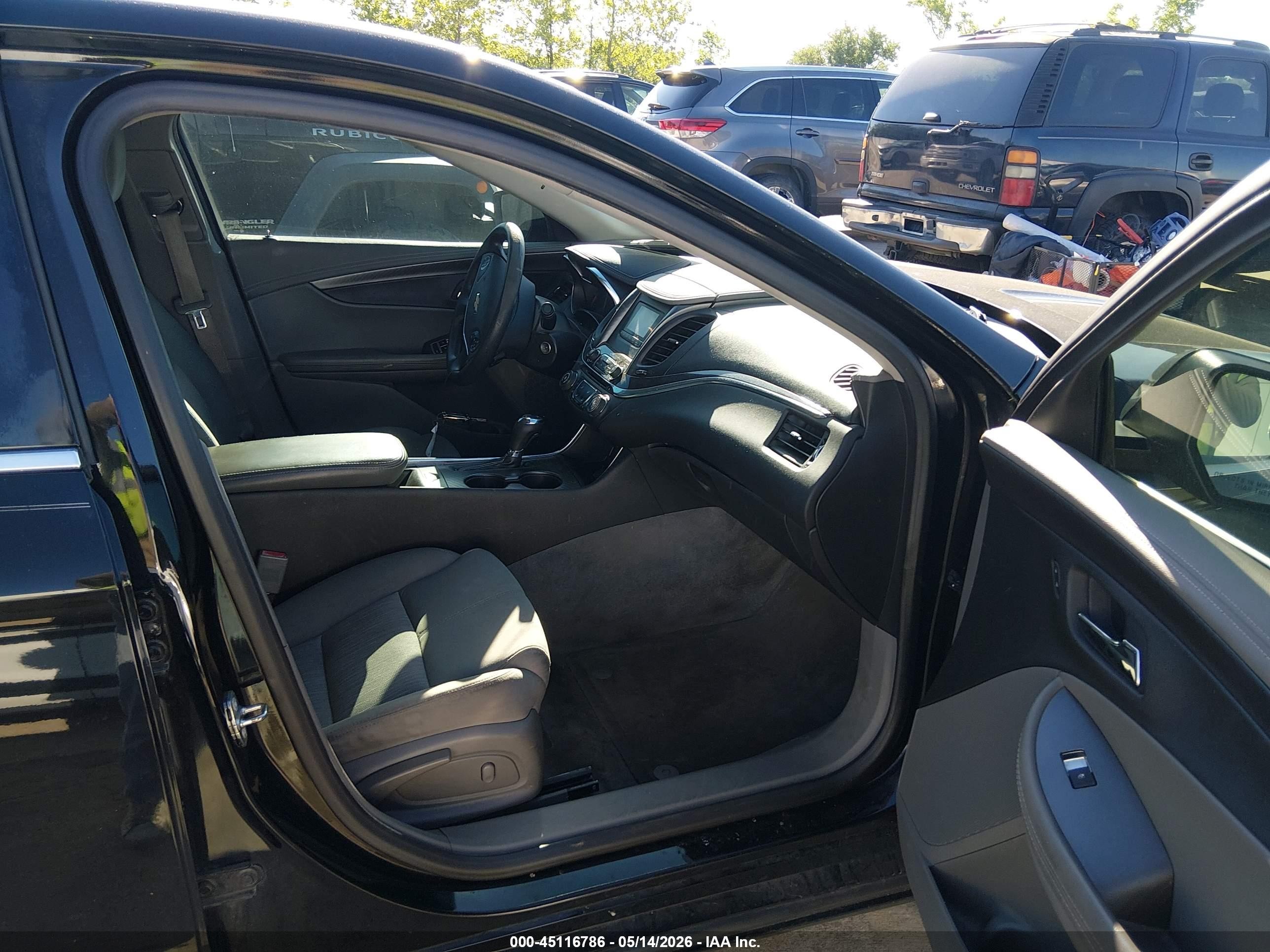 2015 Chevrolet Impala Ls Black vin: 2G11Z5SL4F9293889
