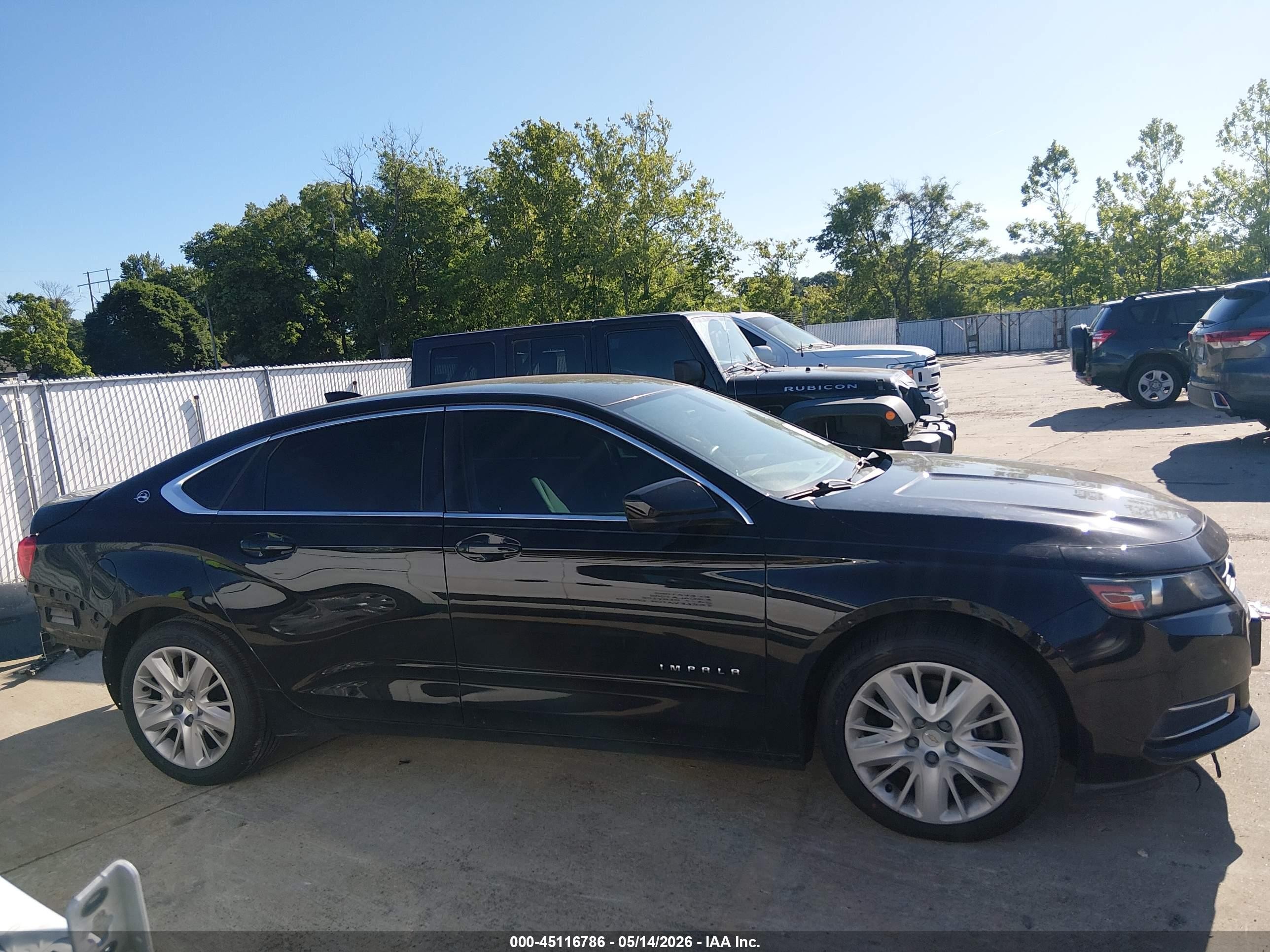 2015 Chevrolet Impala Ls Black vin: 2G11Z5SL4F9293889