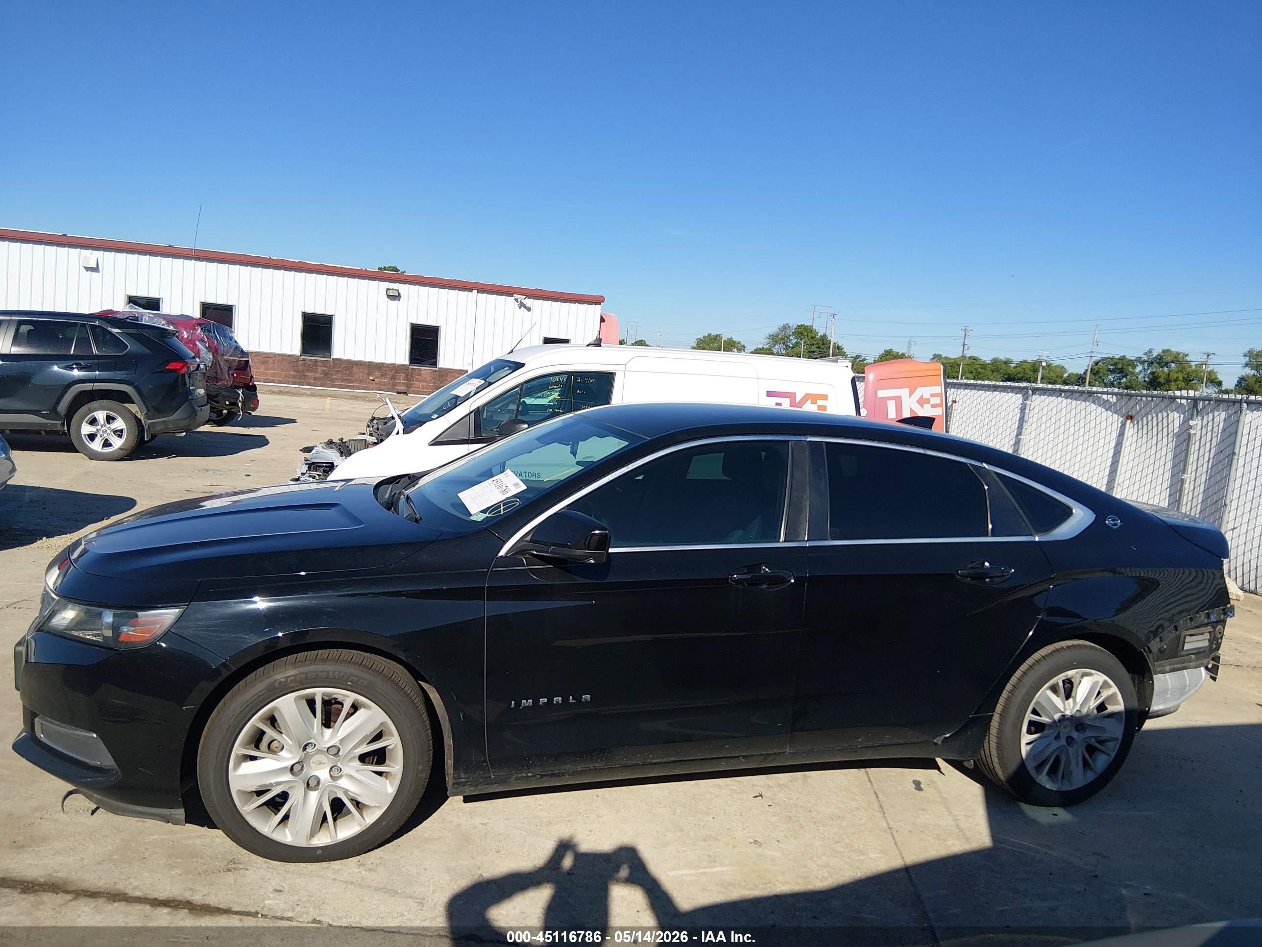 2015 Chevrolet Impala Ls Black vin: 2G11Z5SL4F9293889