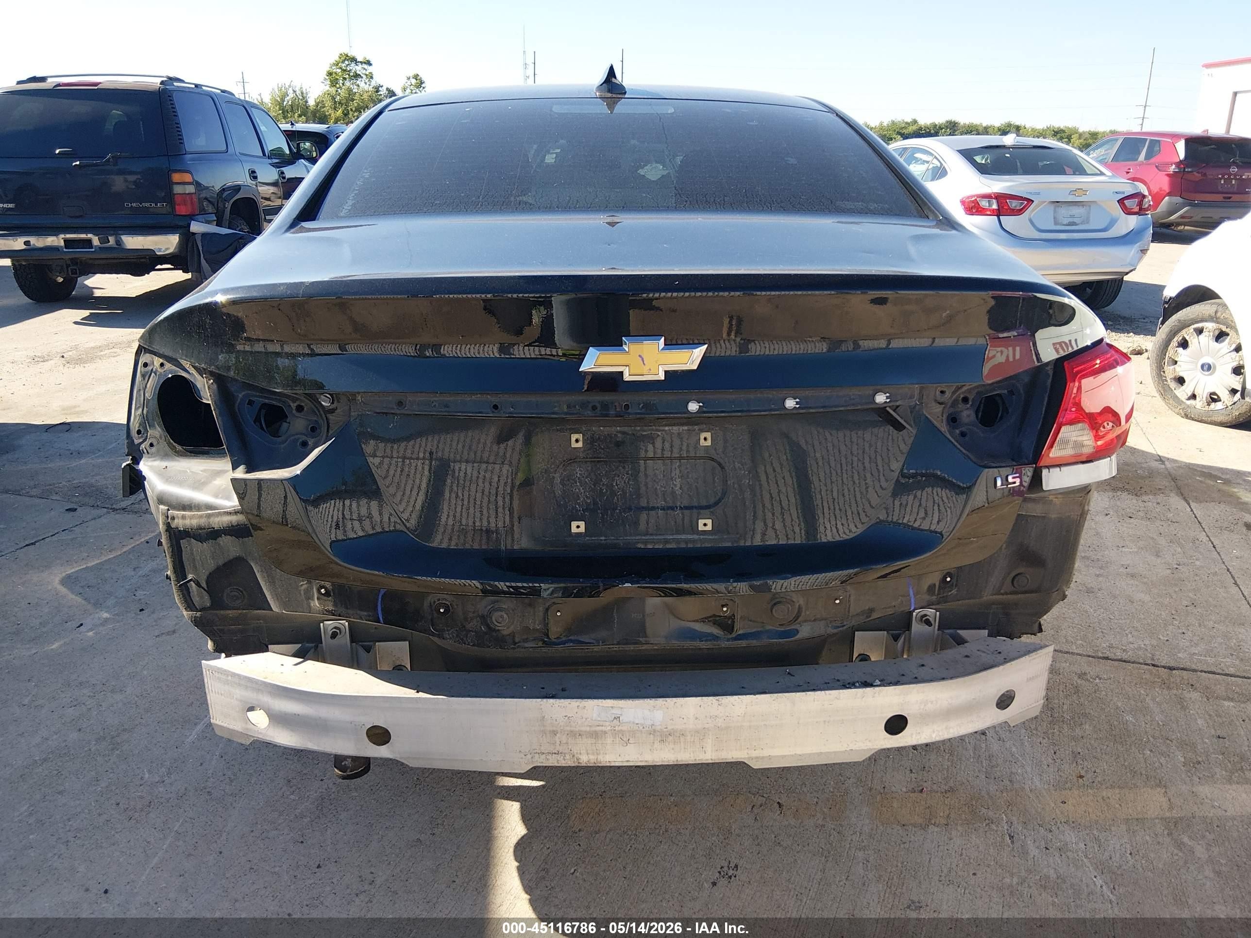 2015 Chevrolet Impala Ls Black vin: 2G11Z5SL4F9293889