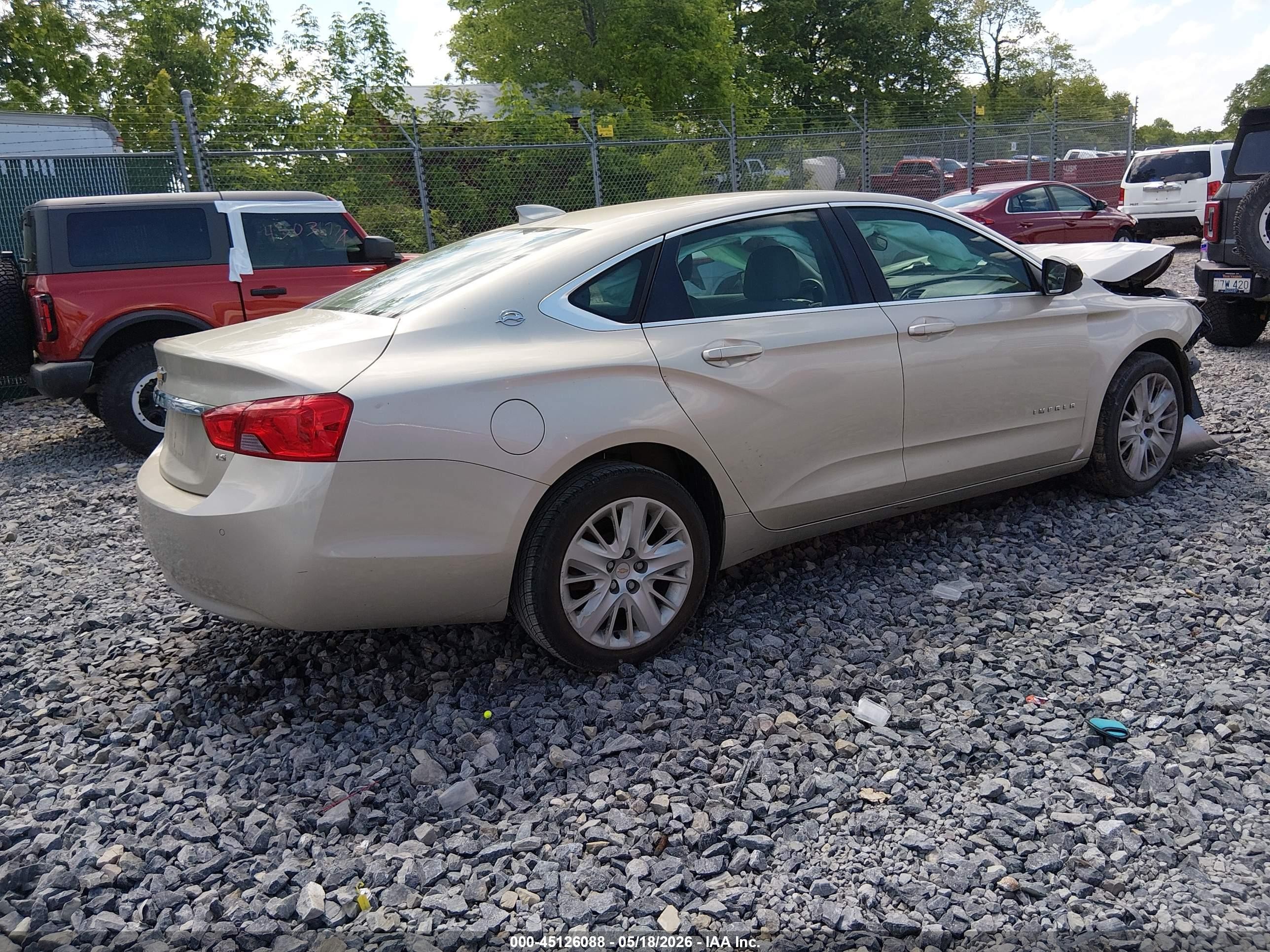 2015 Chevrolet Impala Ls Silver vin: 2G11Z5SL5F9106191