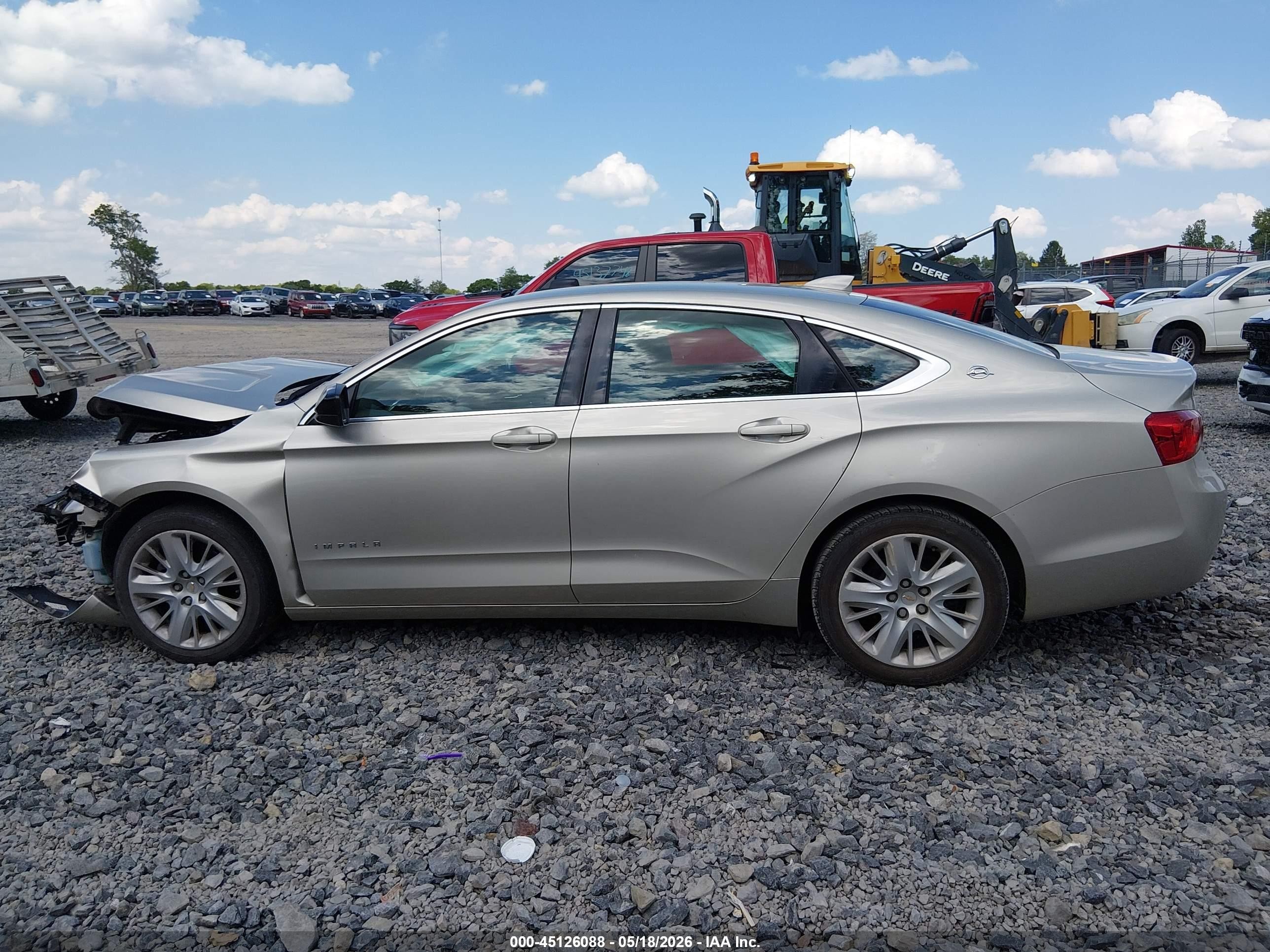 2015 Chevrolet Impala Ls Silver vin: 2G11Z5SL5F9106191