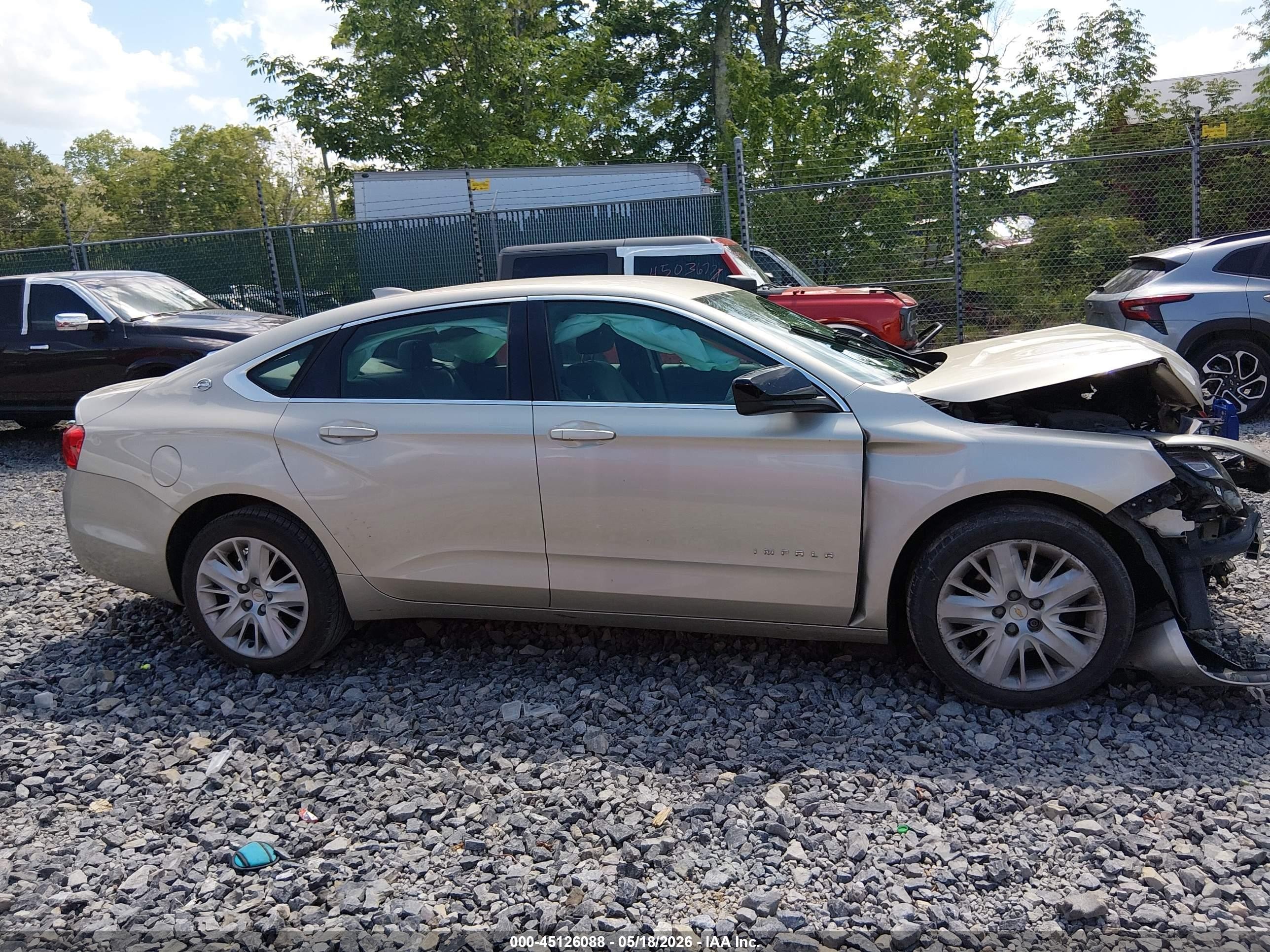 2015 Chevrolet Impala Ls Silver vin: 2G11Z5SL5F9106191