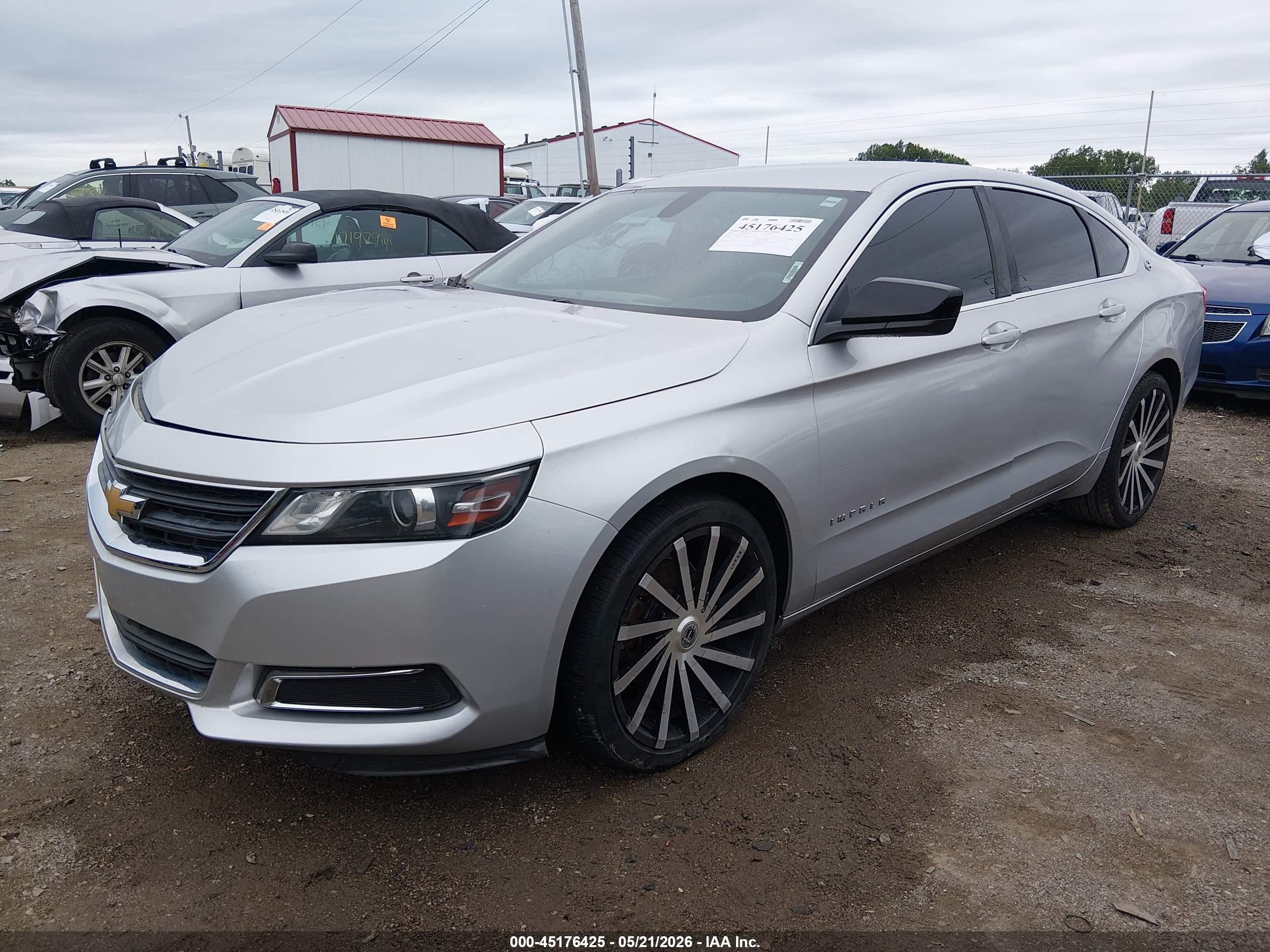 2015 Chevrolet Impala Ls Silver vin: 2G11Z5SL5F9143337