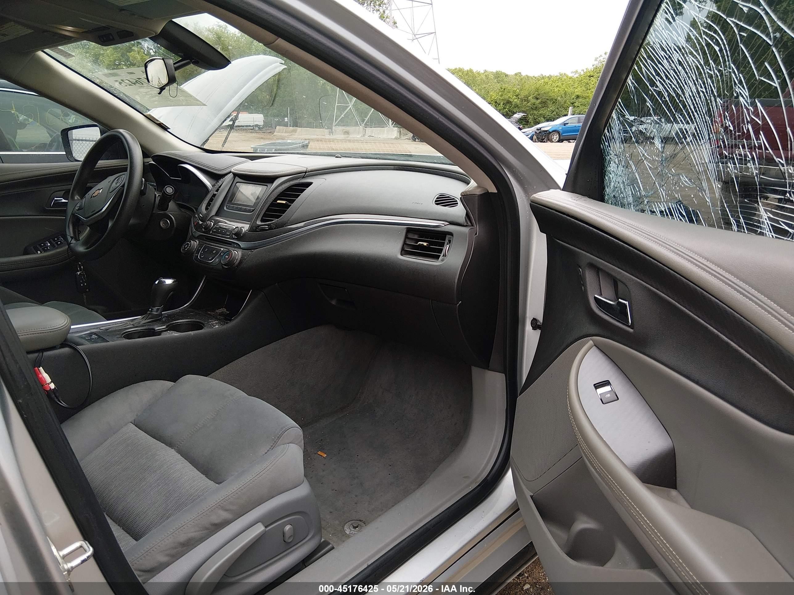 2015 Chevrolet Impala Ls Silver vin: 2G11Z5SL5F9143337