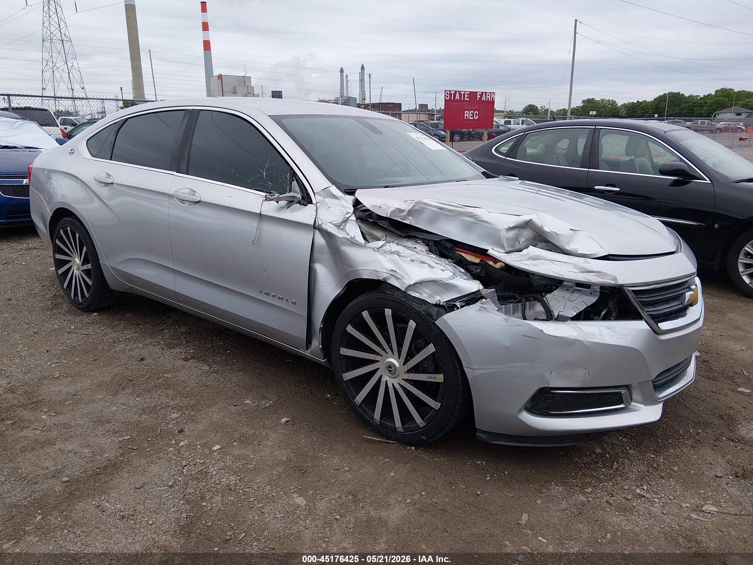 2015 Chevrolet Impala Ls Серебряный vin: 2G11Z5SL5F9143337
