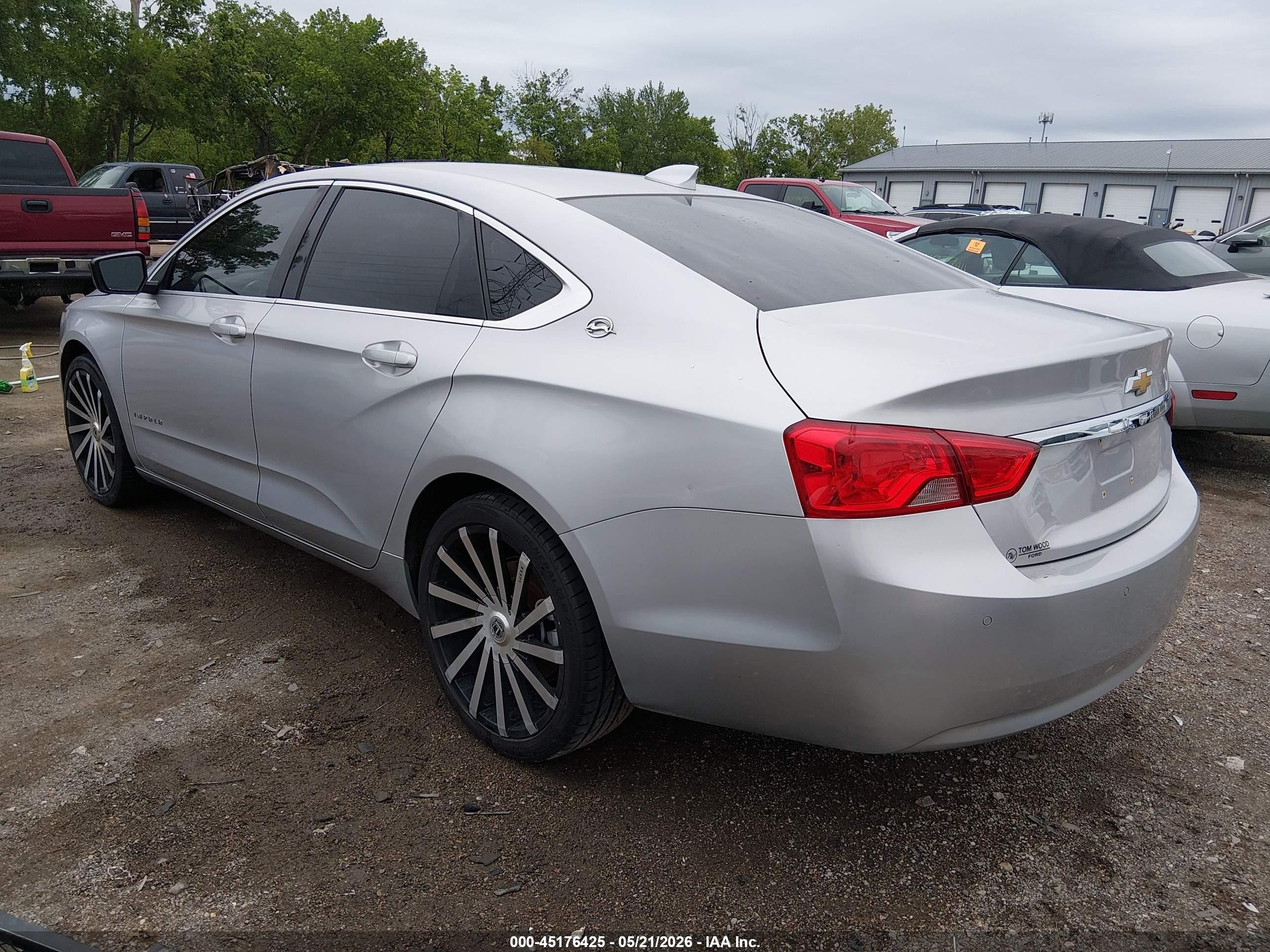 2015 Chevrolet Impala Ls Silver vin: 2G11Z5SL5F9143337