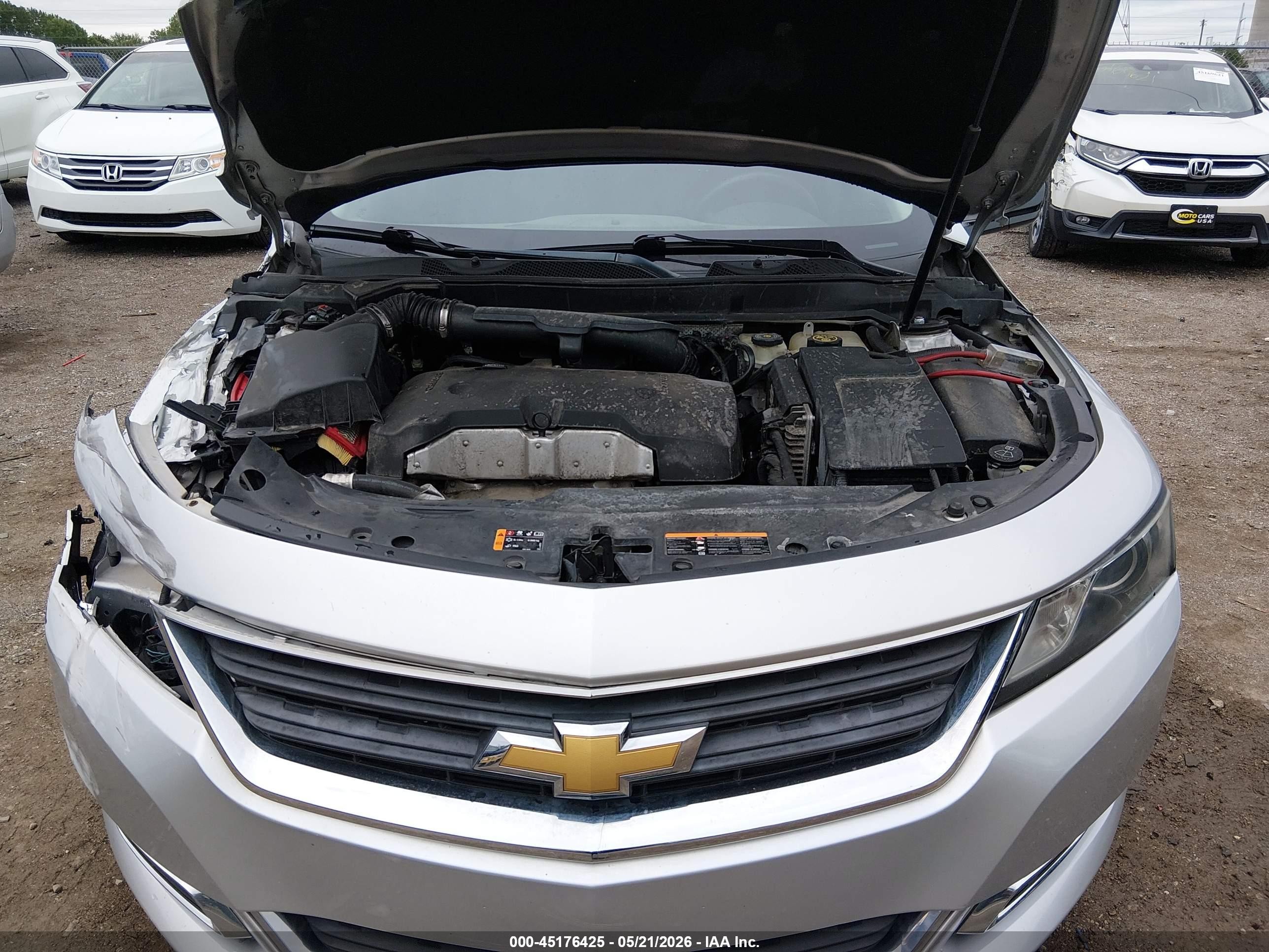 2015 Chevrolet Impala Ls Silver vin: 2G11Z5SL5F9143337