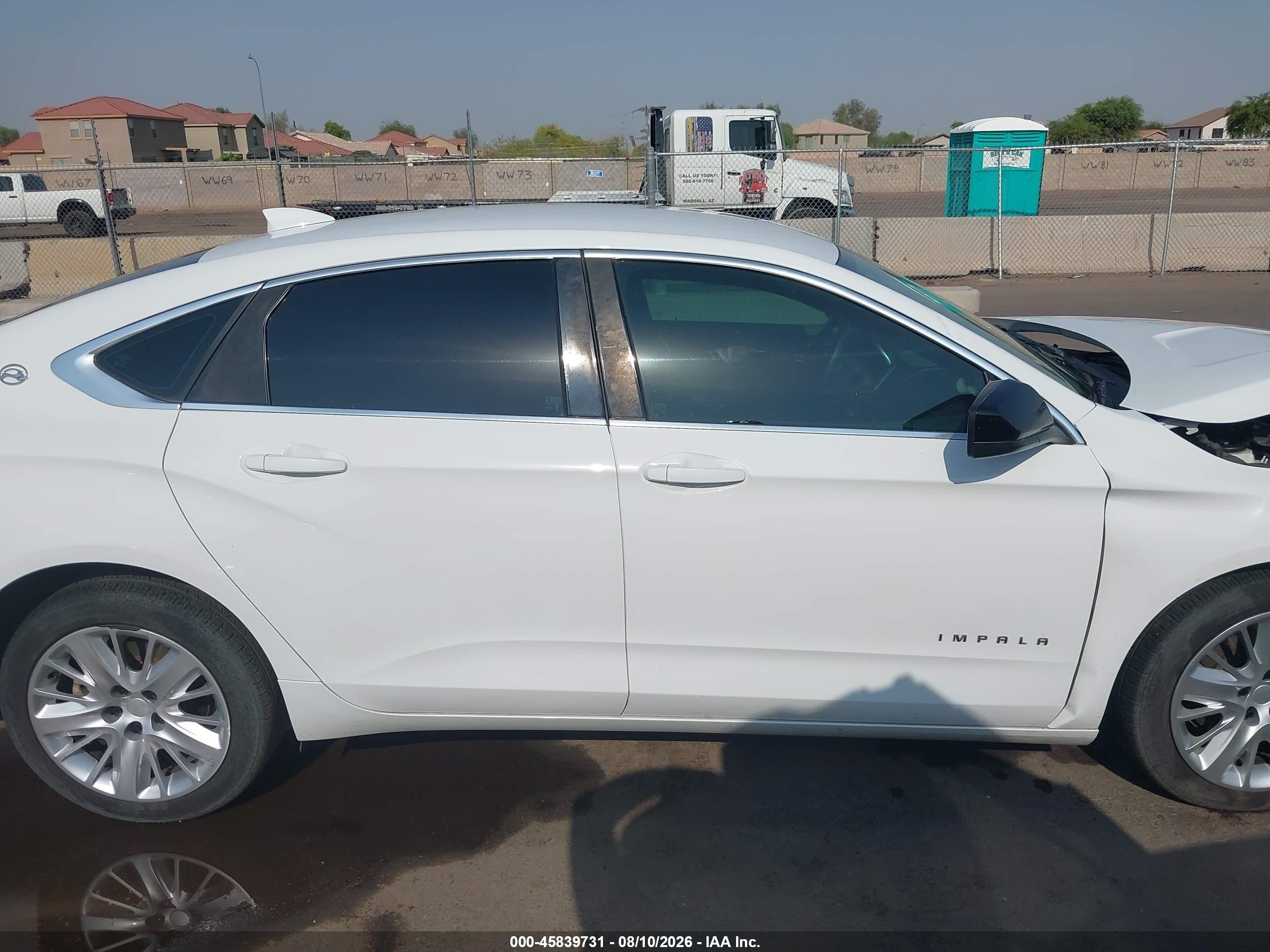 2015 Chevrolet Impala Ls White vin: 2G11Z5SL6F9246007