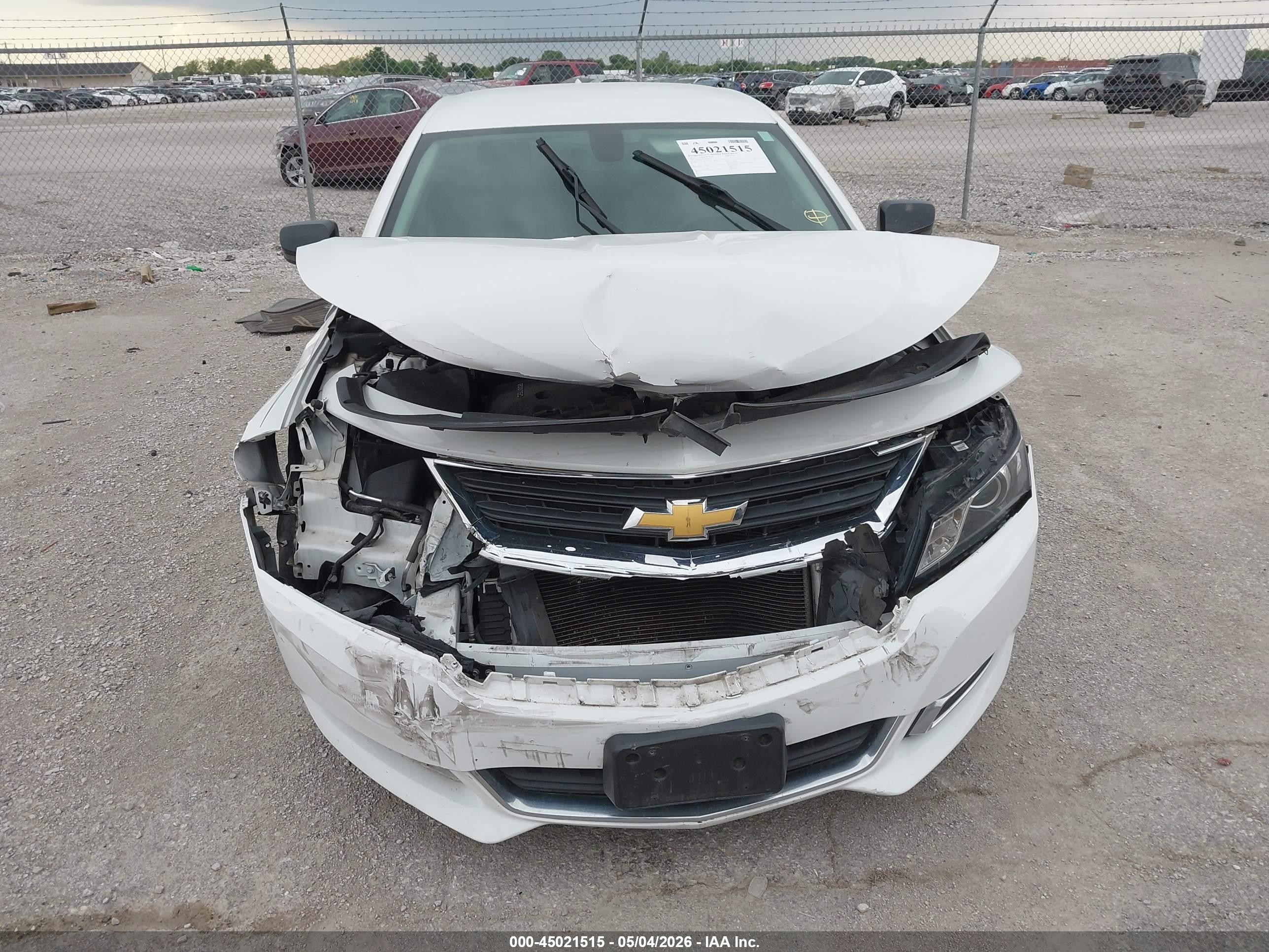 2015 Chevrolet Impala Ls White vin: 2G11Z5SL6F9288970