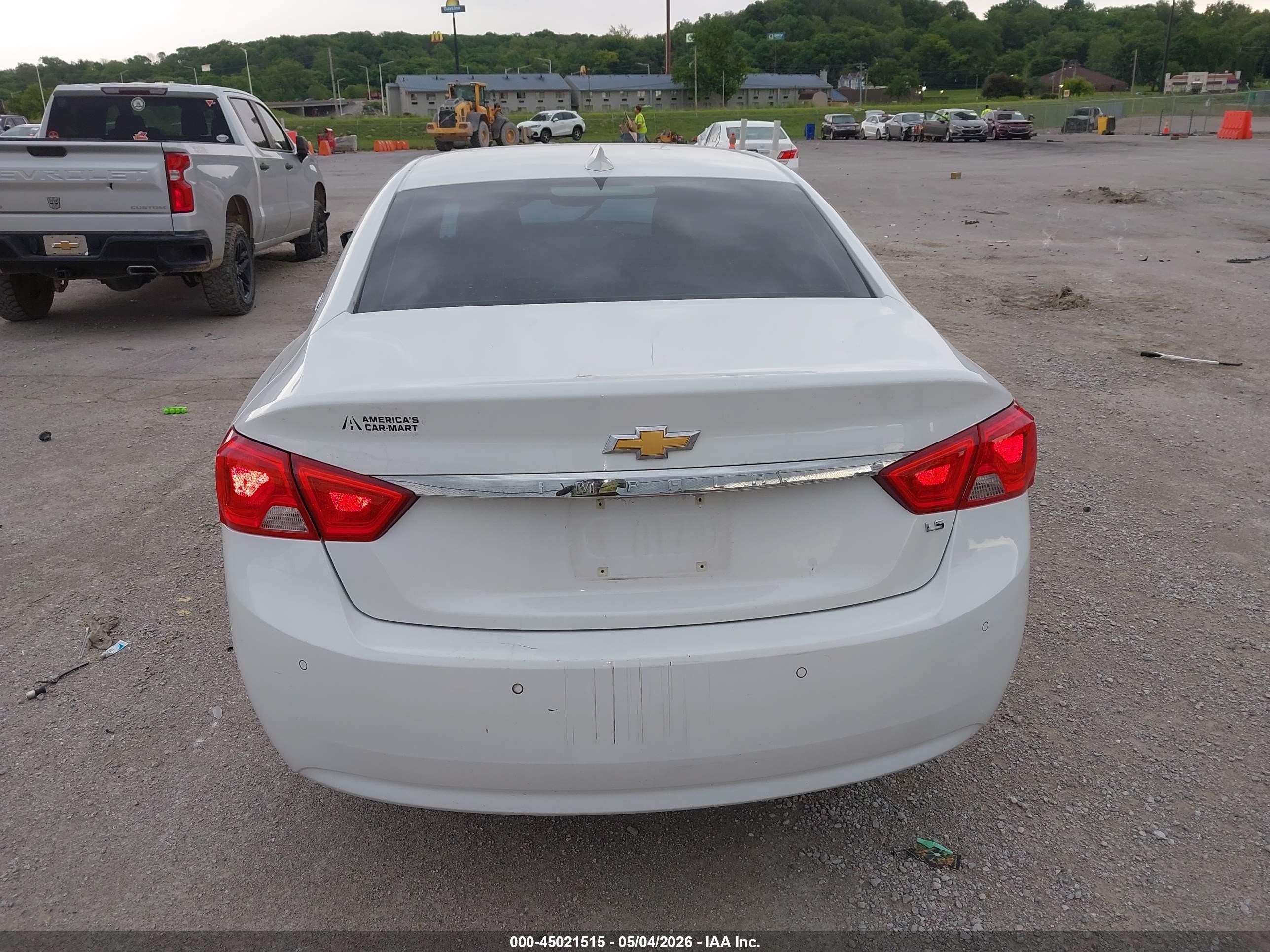 2015 Chevrolet Impala Ls White vin: 2G11Z5SL6F9288970