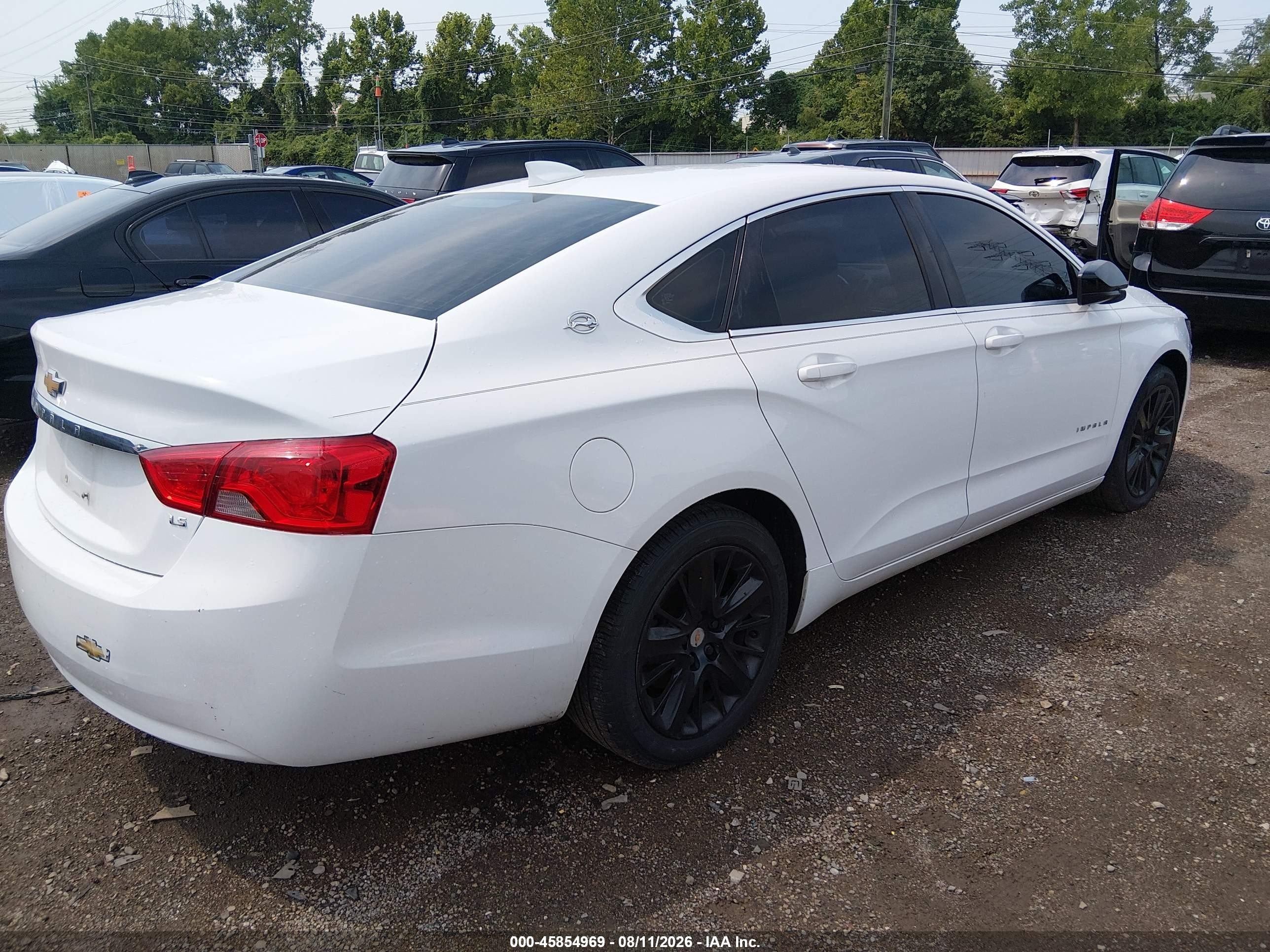 2015 Chevrolet Impala Ls Белый vin: 2G11Z5SL7F9133201