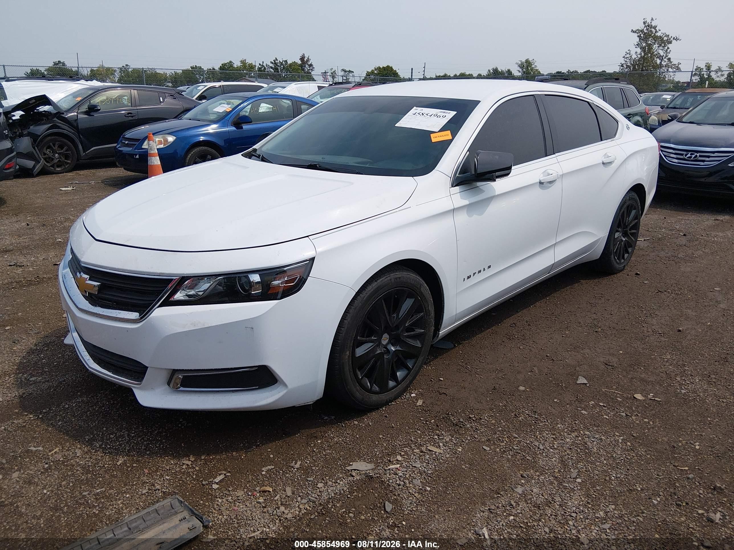 2015 Chevrolet Impala Ls Белый vin: 2G11Z5SL7F9133201