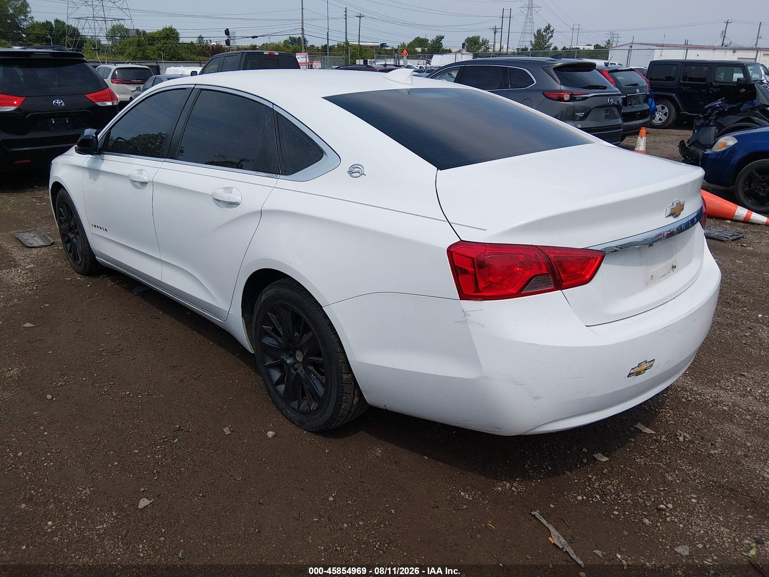 2015 Chevrolet Impala Ls Белый vin: 2G11Z5SL7F9133201