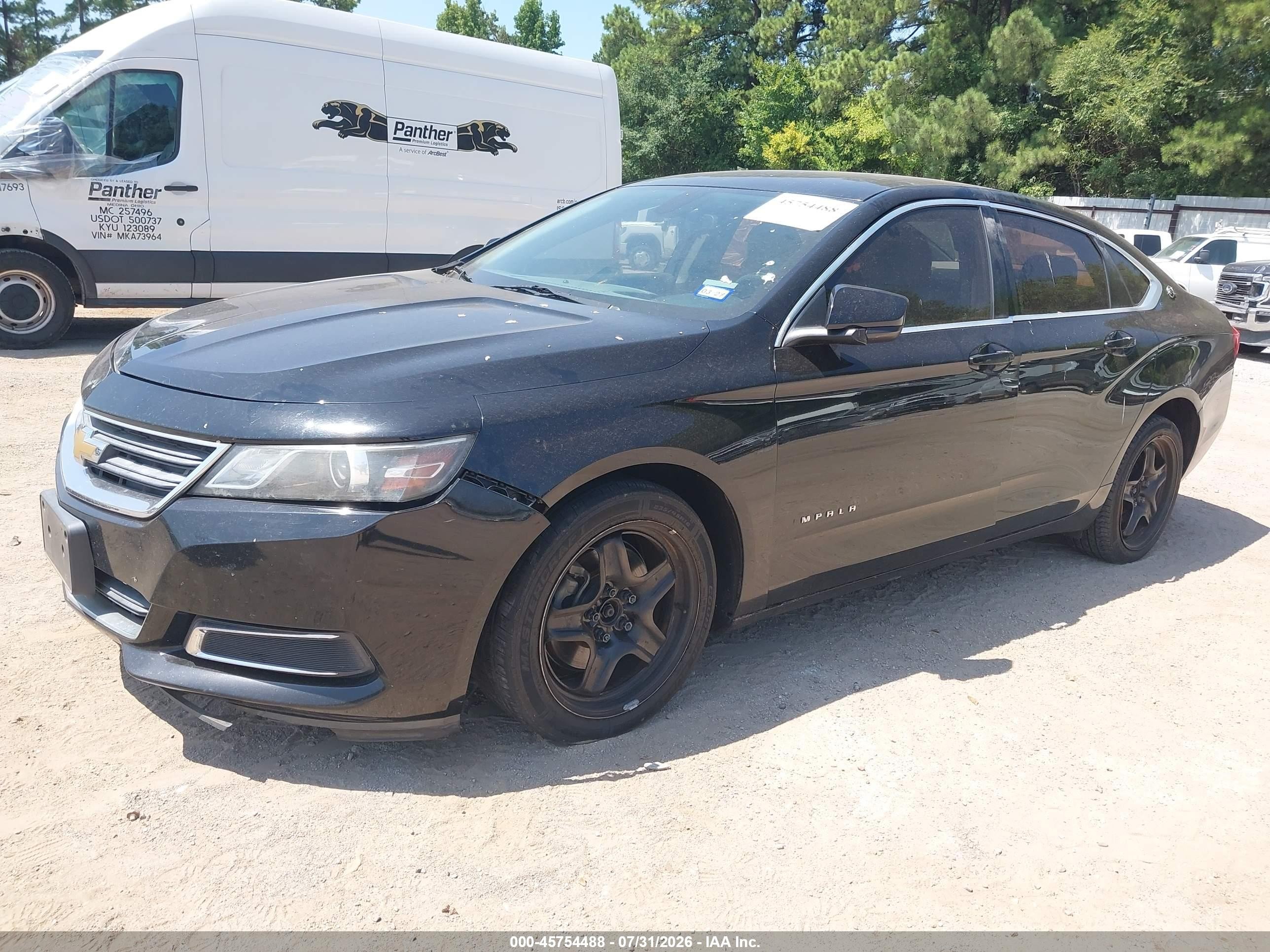 2015 Chevrolet Impala Ls Black vin: 2G11Z5SL7F9194600