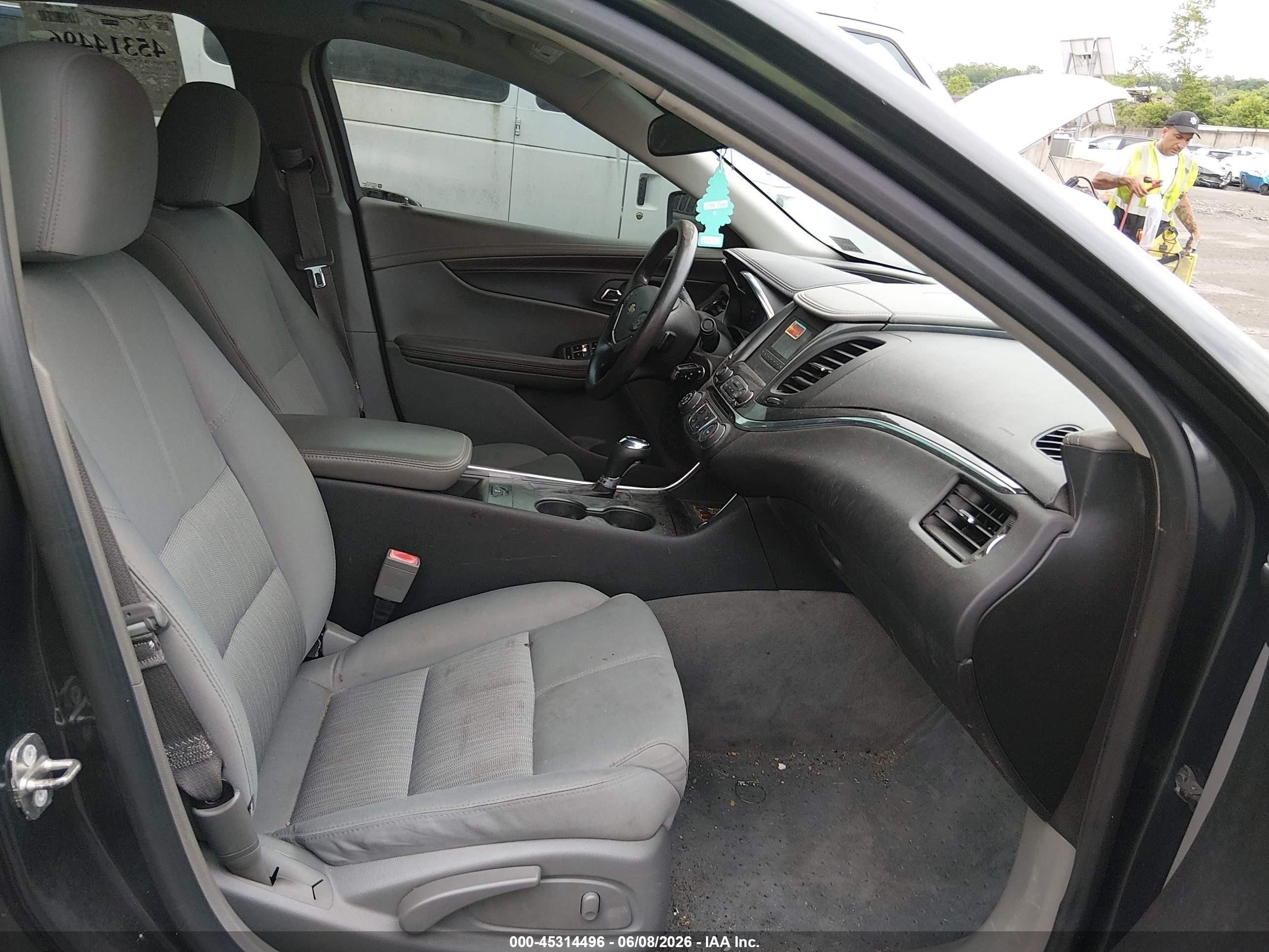 2015 Chevrolet Impala Ls Gray vin: 2G11Z5SL7F9218118