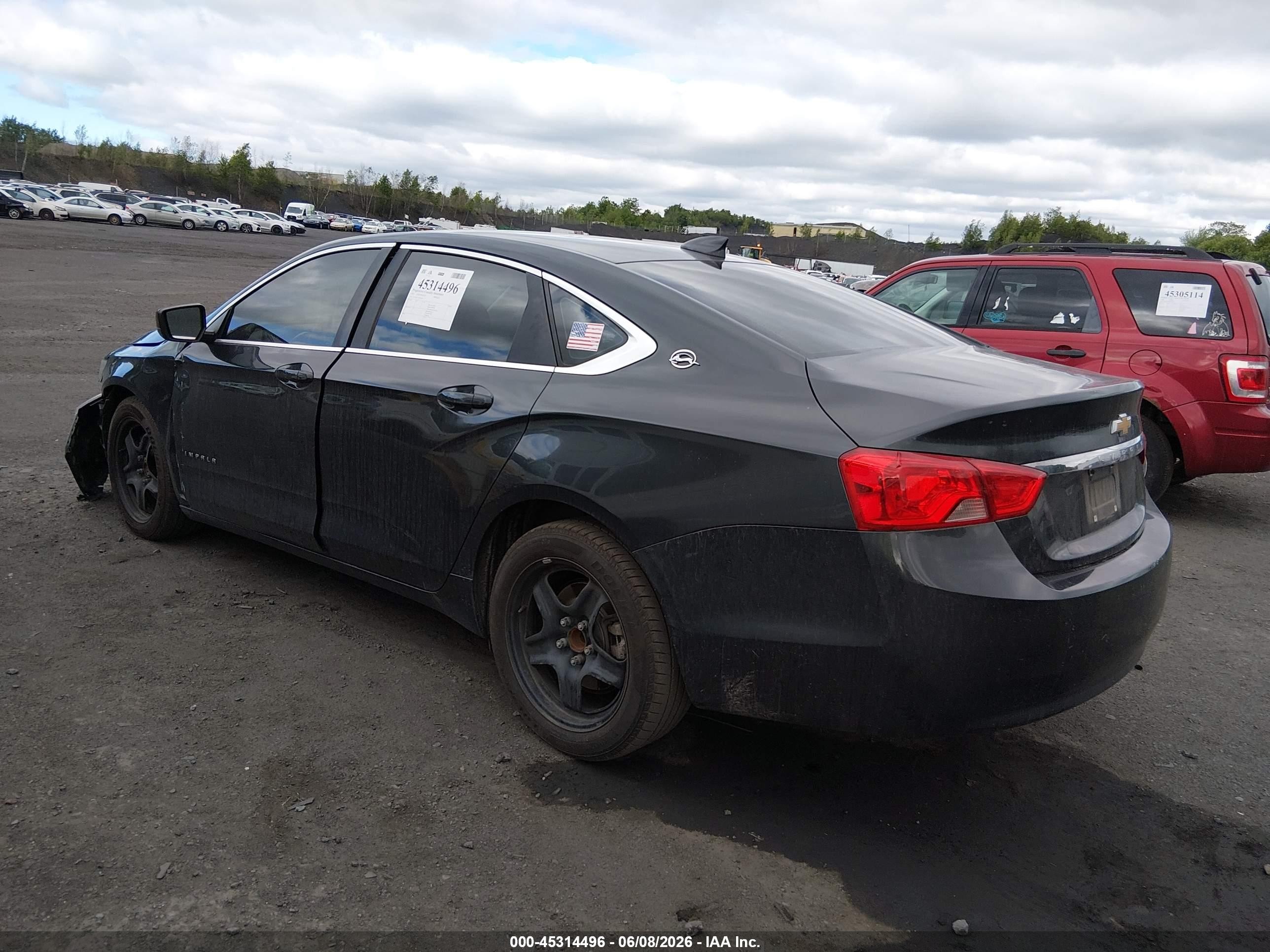 2015 Chevrolet Impala Ls Gray vin: 2G11Z5SL7F9218118