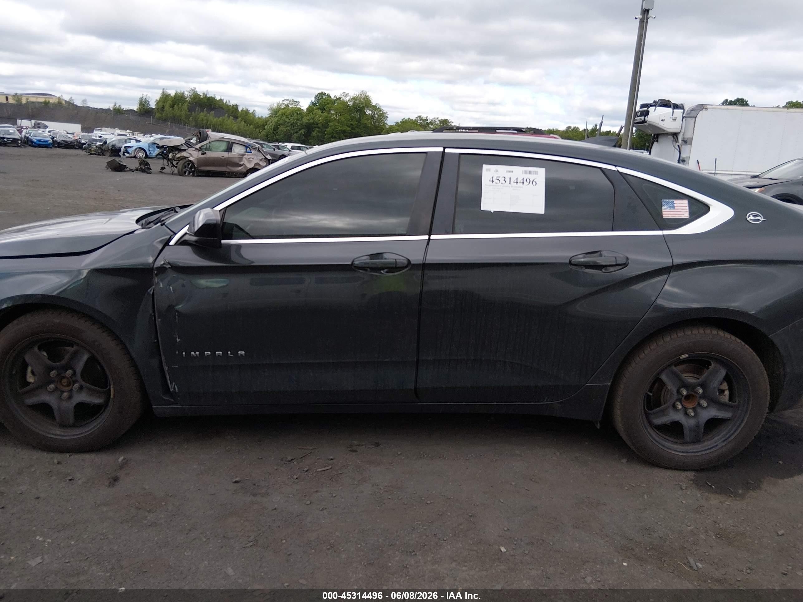 2015 Chevrolet Impala Ls Gray vin: 2G11Z5SL7F9218118