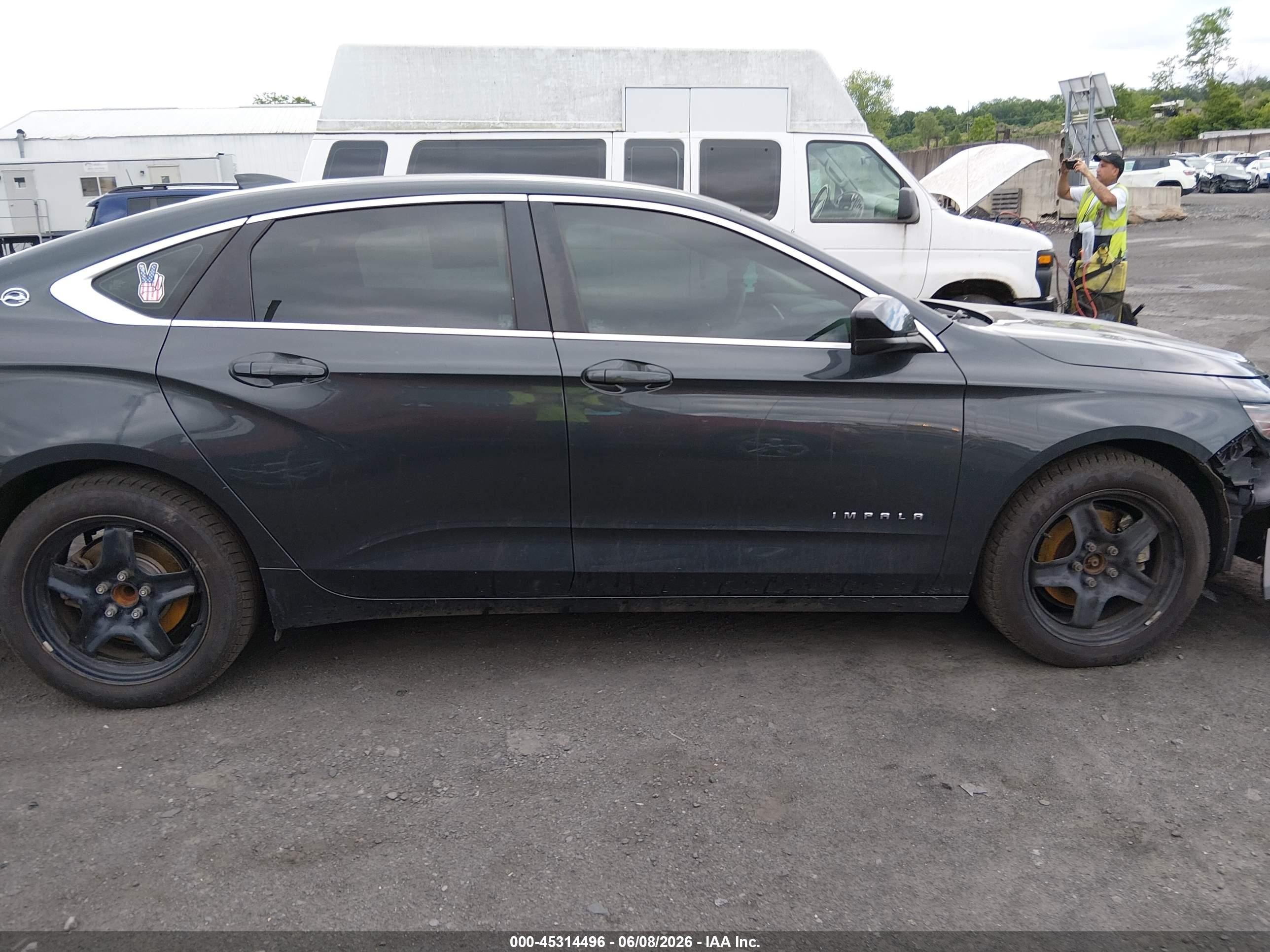 2015 Chevrolet Impala Ls Gray vin: 2G11Z5SL7F9218118
