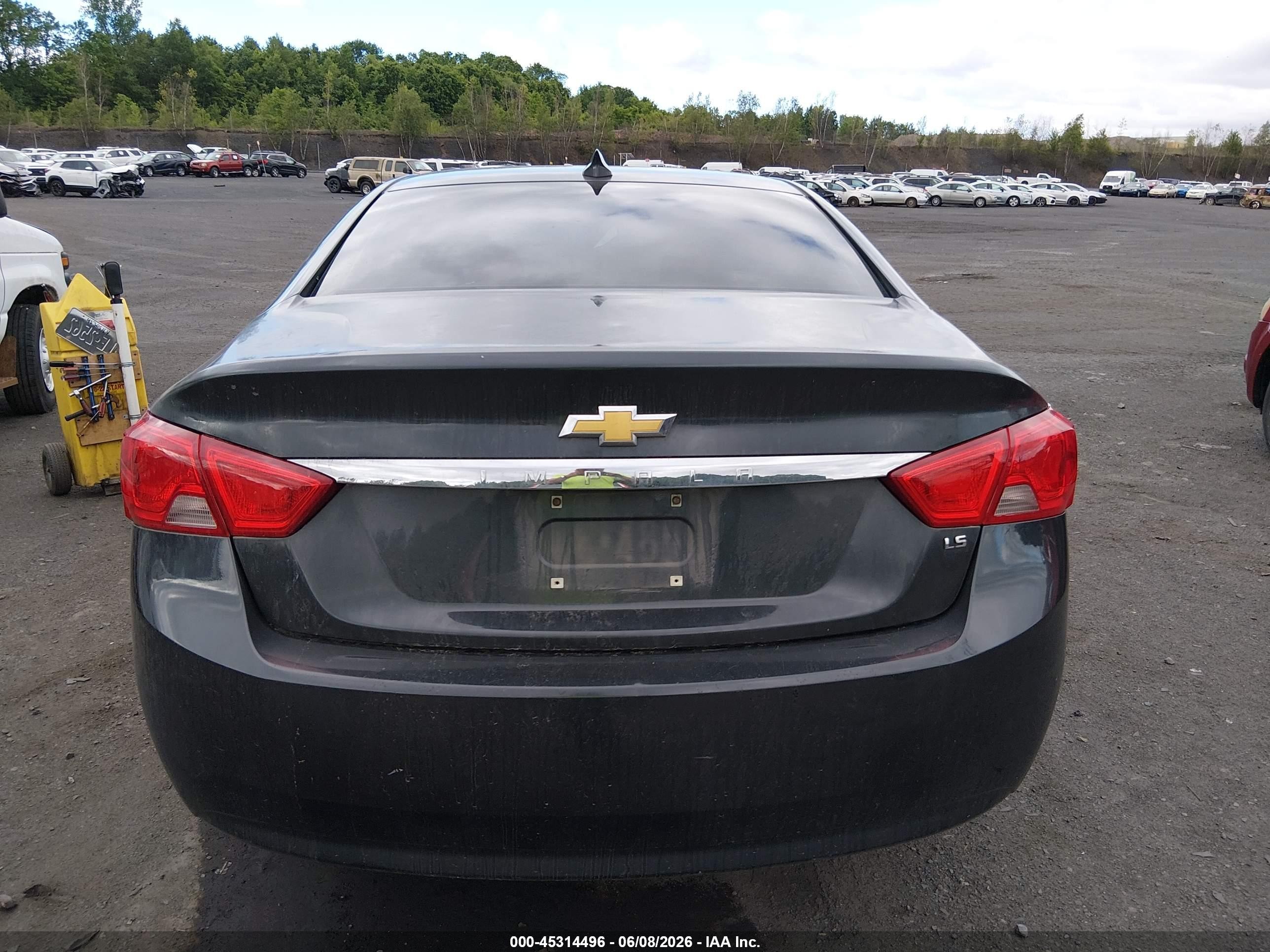 2015 Chevrolet Impala Ls Gray vin: 2G11Z5SL7F9218118