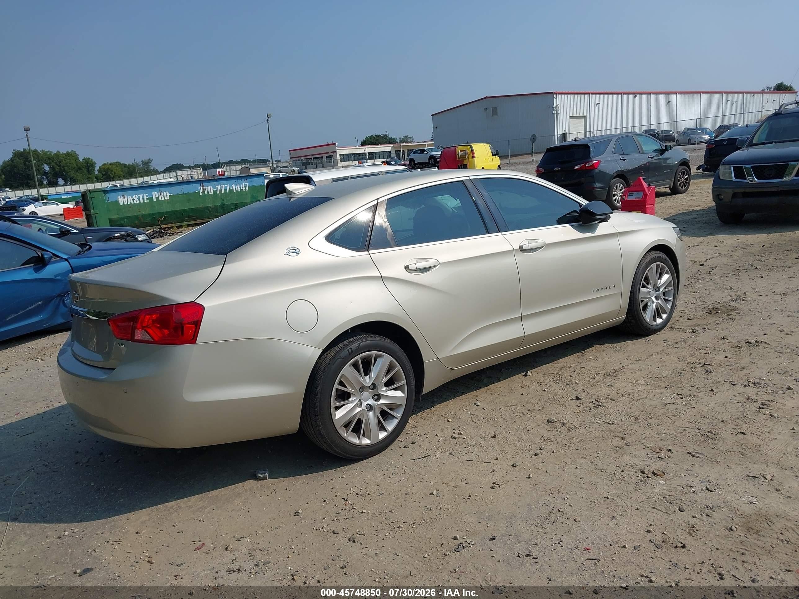 2015 Chevrolet Impala Ls Champagne vin: 2G11Z5SL7F9221259