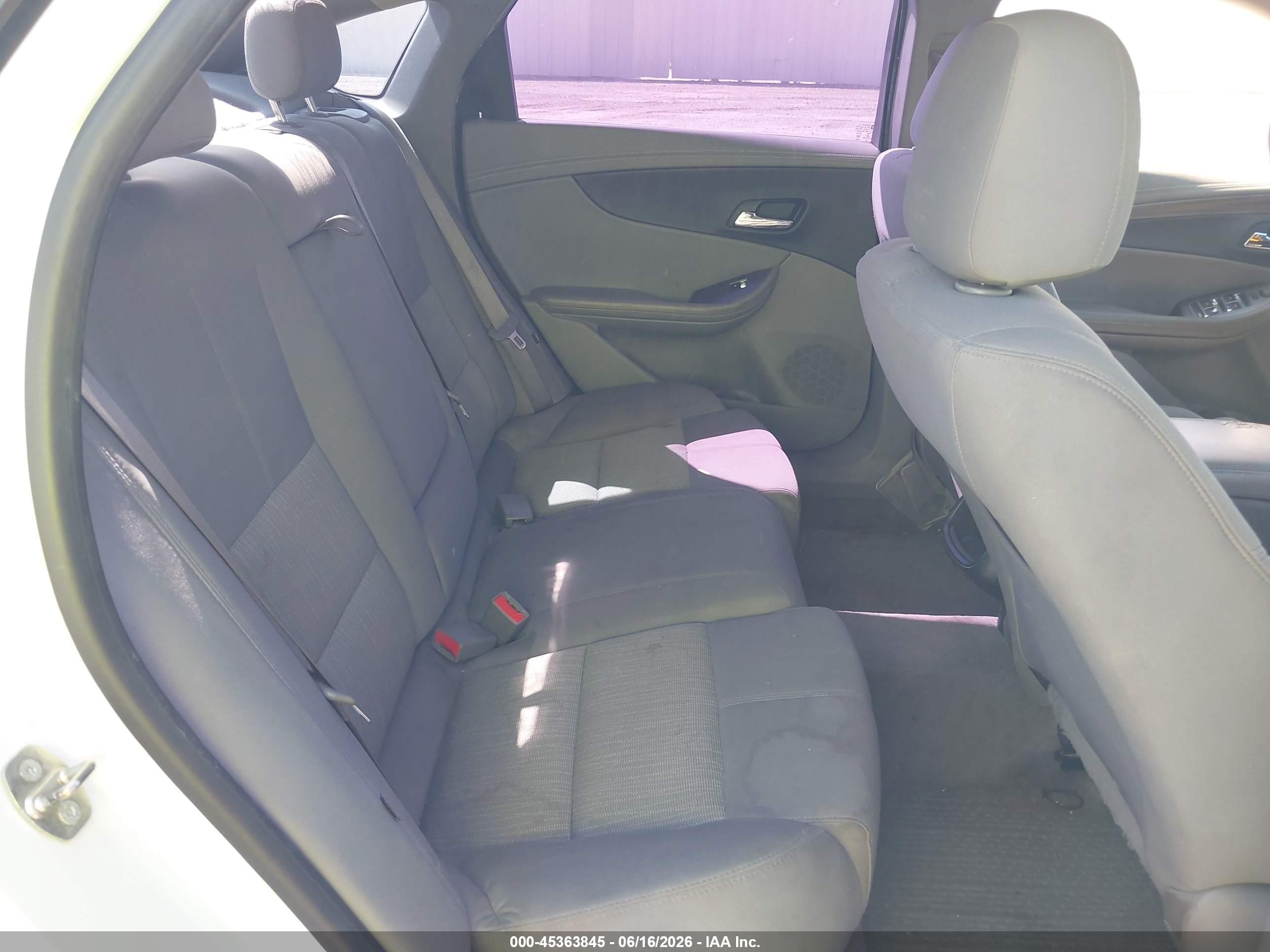 2015 Chevrolet Impala Ls White vin: 2G11Z5SL8F9289778