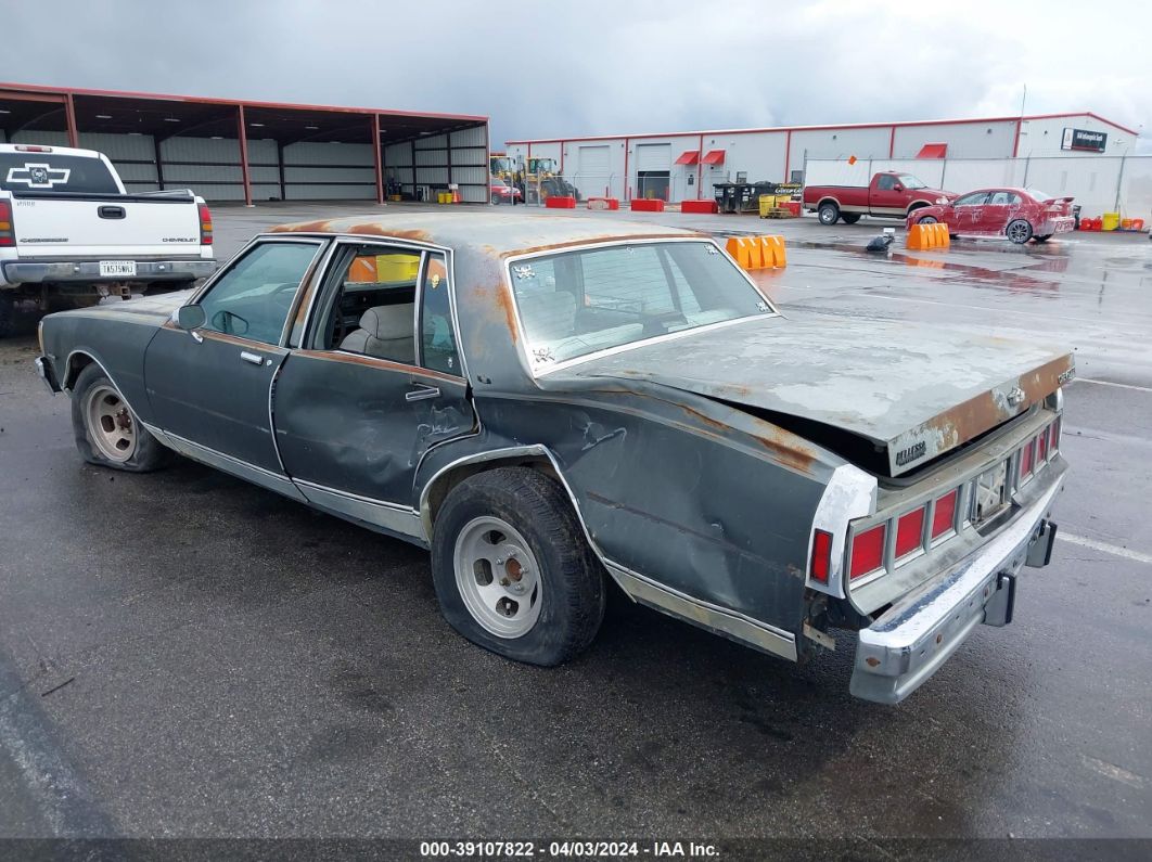1984 Chevrolet Caprice Classic Green vin: 2G1AN69H7E9153949