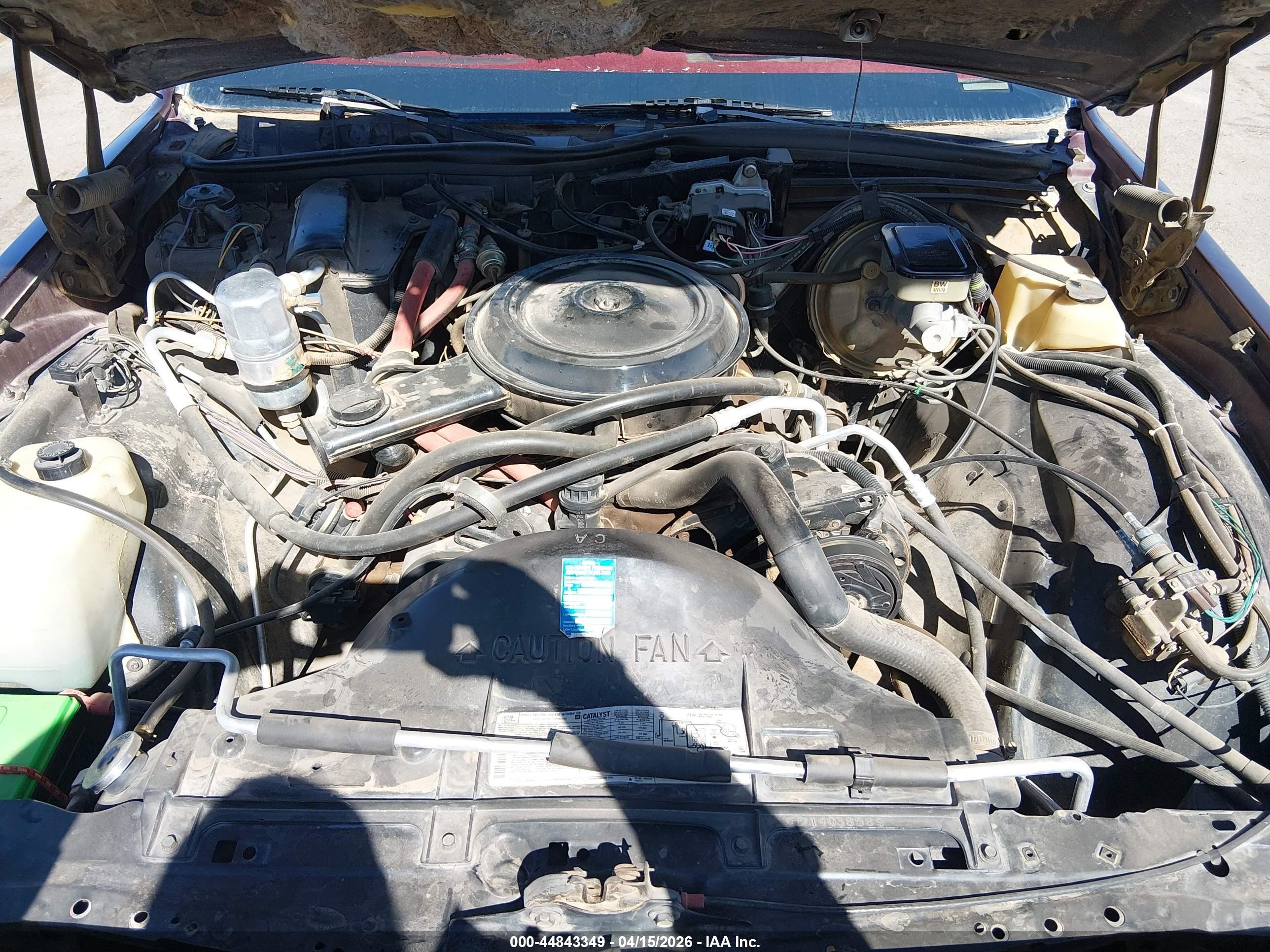 1983 Chevrolet Caprice Classic Maroon vin: 2G1AN69H8D1116177