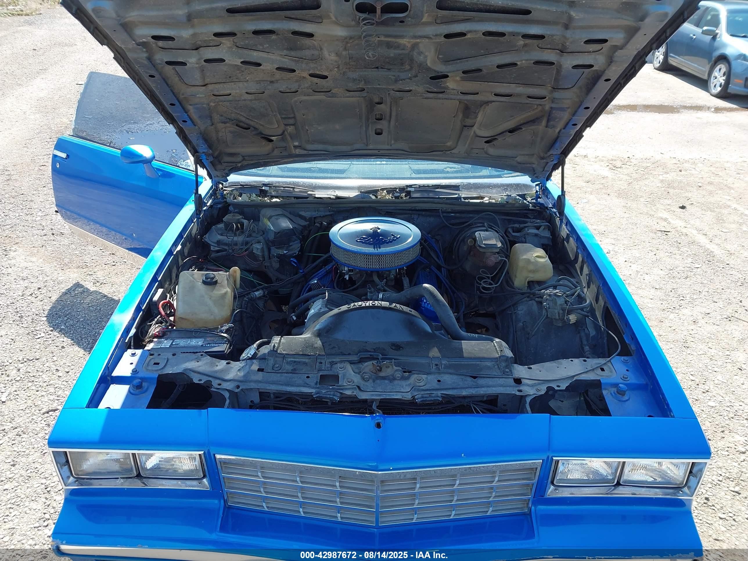 1981 Chevrolet Monte Carlo   Blue vin: 2G1AZ37J8B1451493