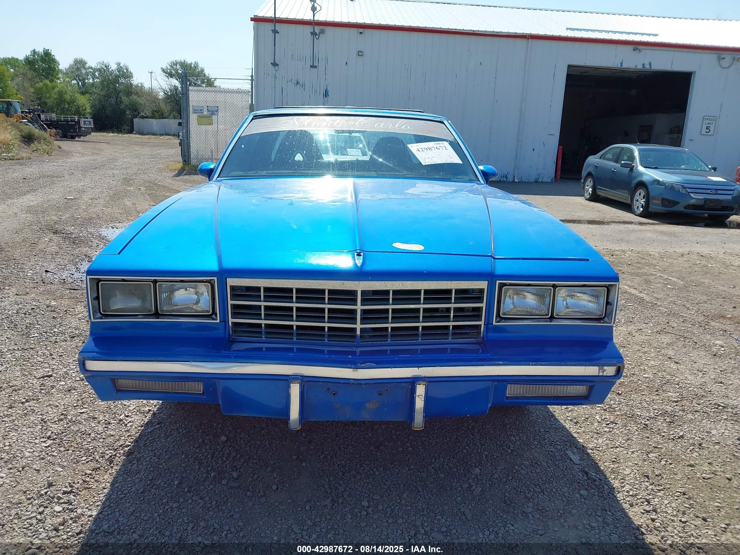 1981 Chevrolet Monte Carlo   Blue vin: 2G1AZ37J8B1451493