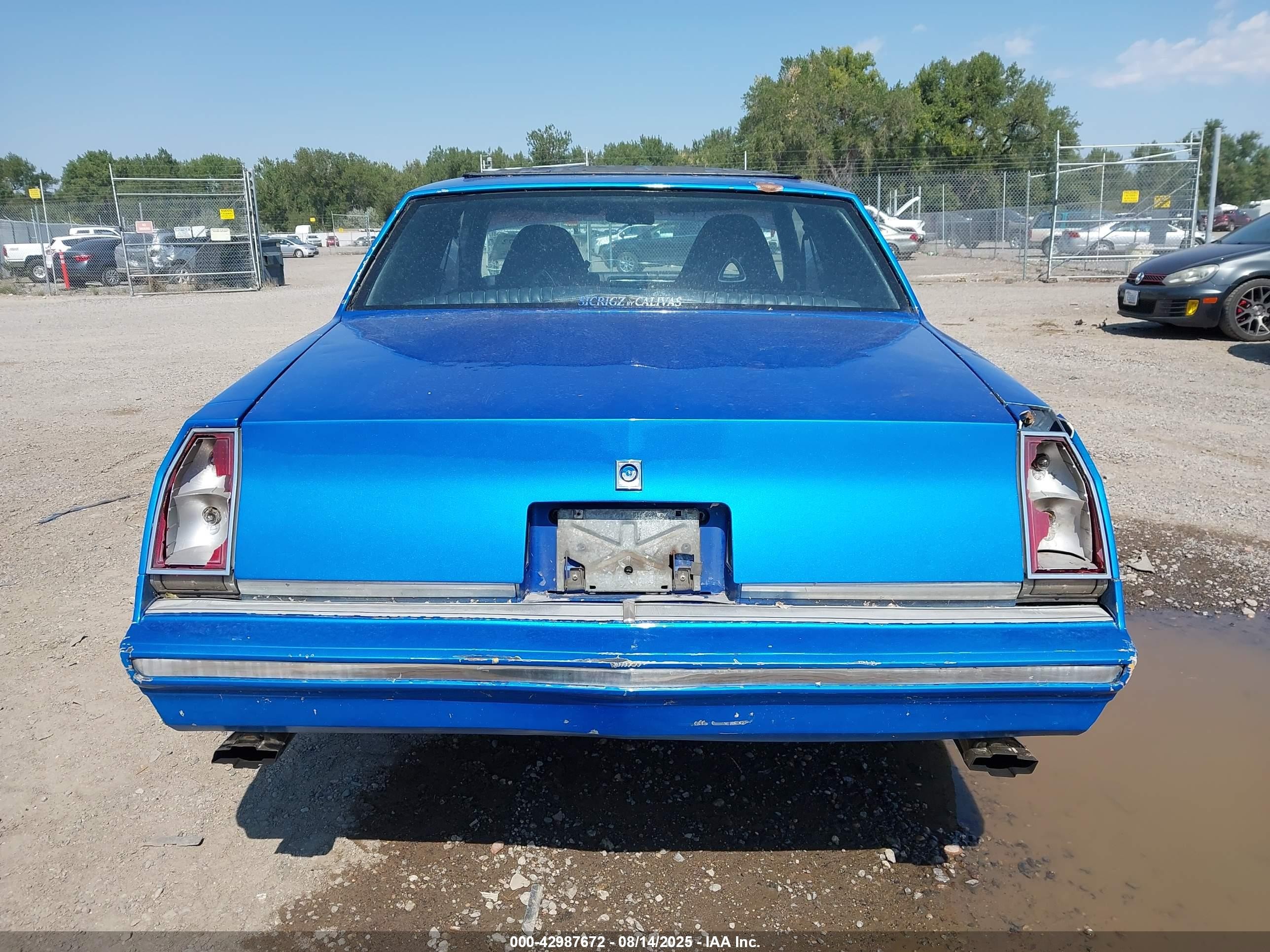 1981 Chevrolet Monte Carlo   Blue vin: 2G1AZ37J8B1451493