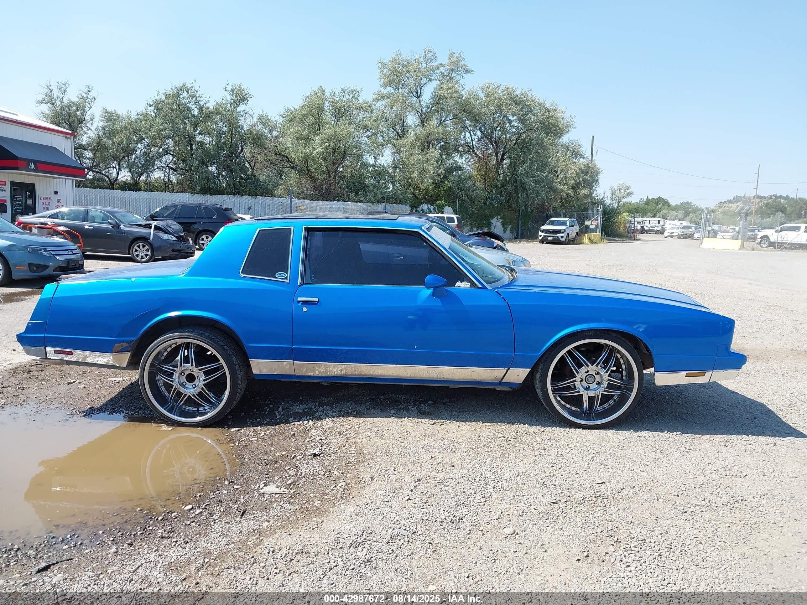 1981 Chevrolet Monte Carlo   Blue vin: 2G1AZ37J8B1451493