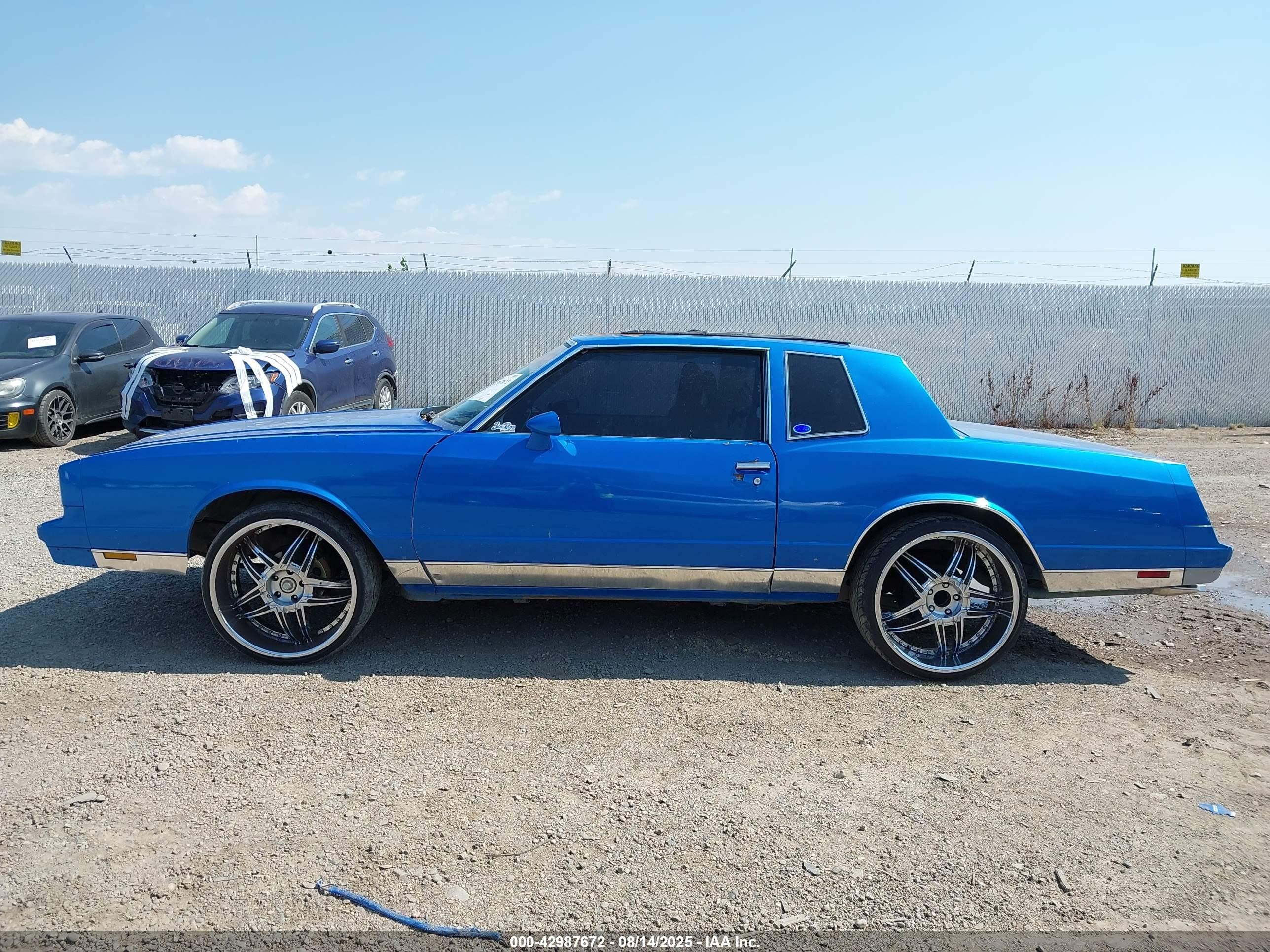 1981 Chevrolet Monte Carlo   Blue vin: 2G1AZ37J8B1451493