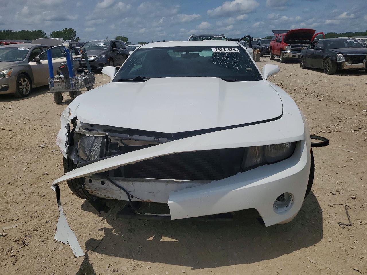 2013 Chevrolet Camaro 2ls White vin: 2G1FA1E30D9123494