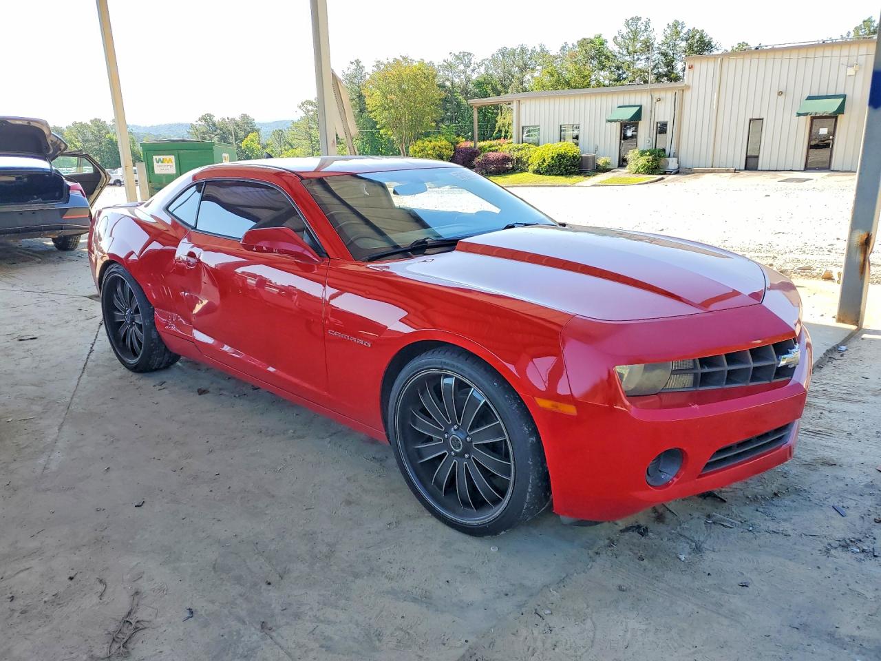 2013 Chevrolet Camaro Ls Red vin: 2G1FA1E30D9131465