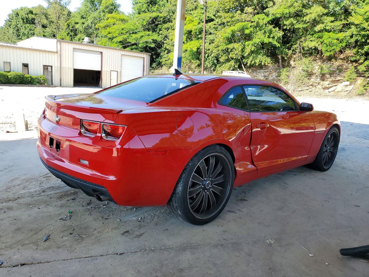 2013 Chevrolet Camaro Ls Red vin: 2G1FA1E30D9131465