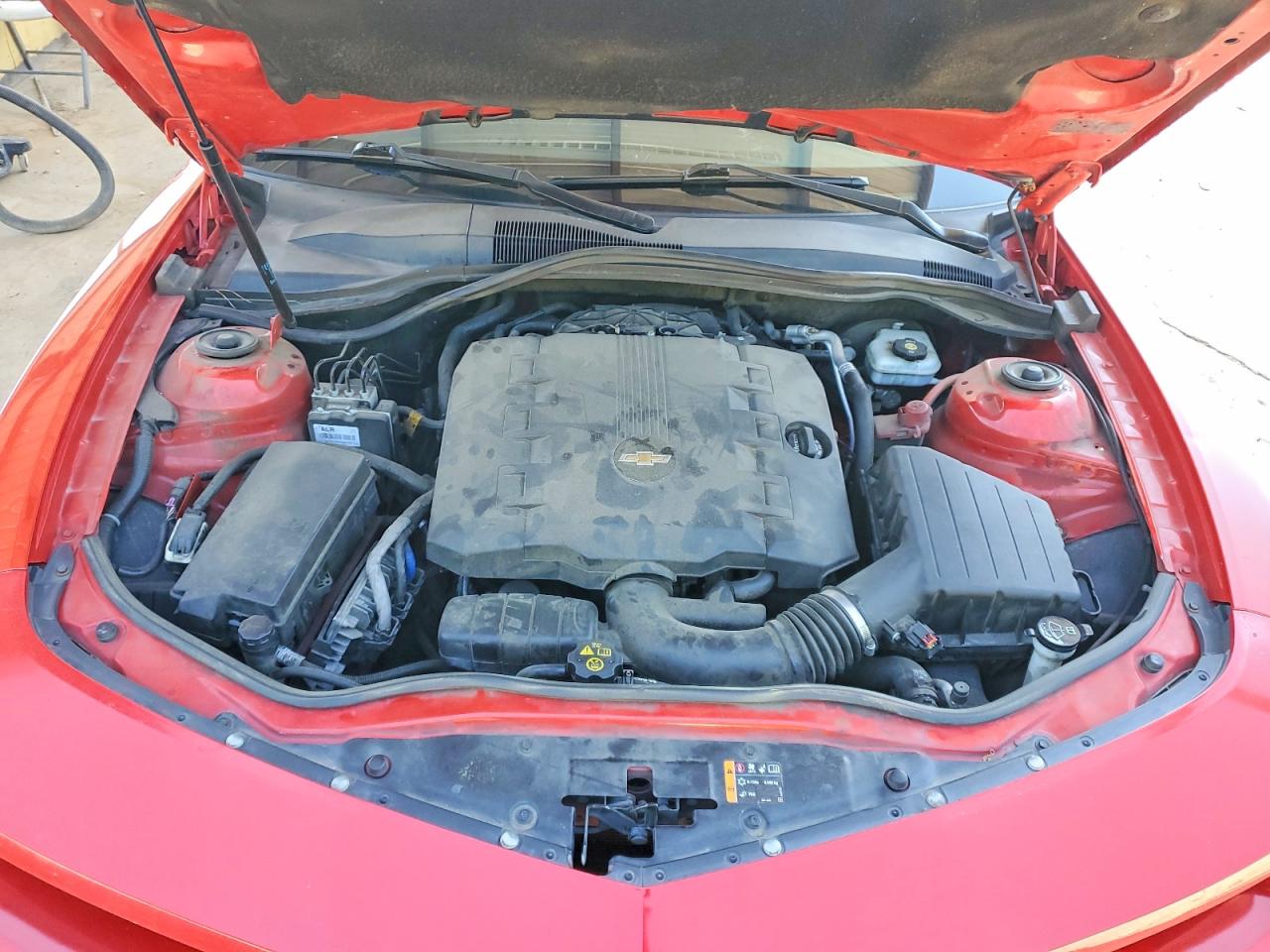 2013 Chevrolet Camaro Ls Red vin: 2G1FA1E30D9131465