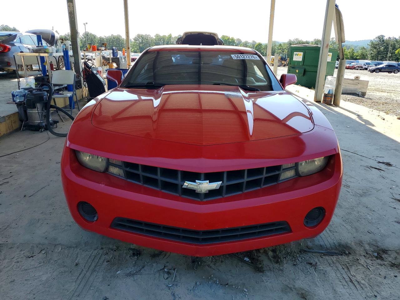 2013 Chevrolet Camaro Ls Red vin: 2G1FA1E30D9131465