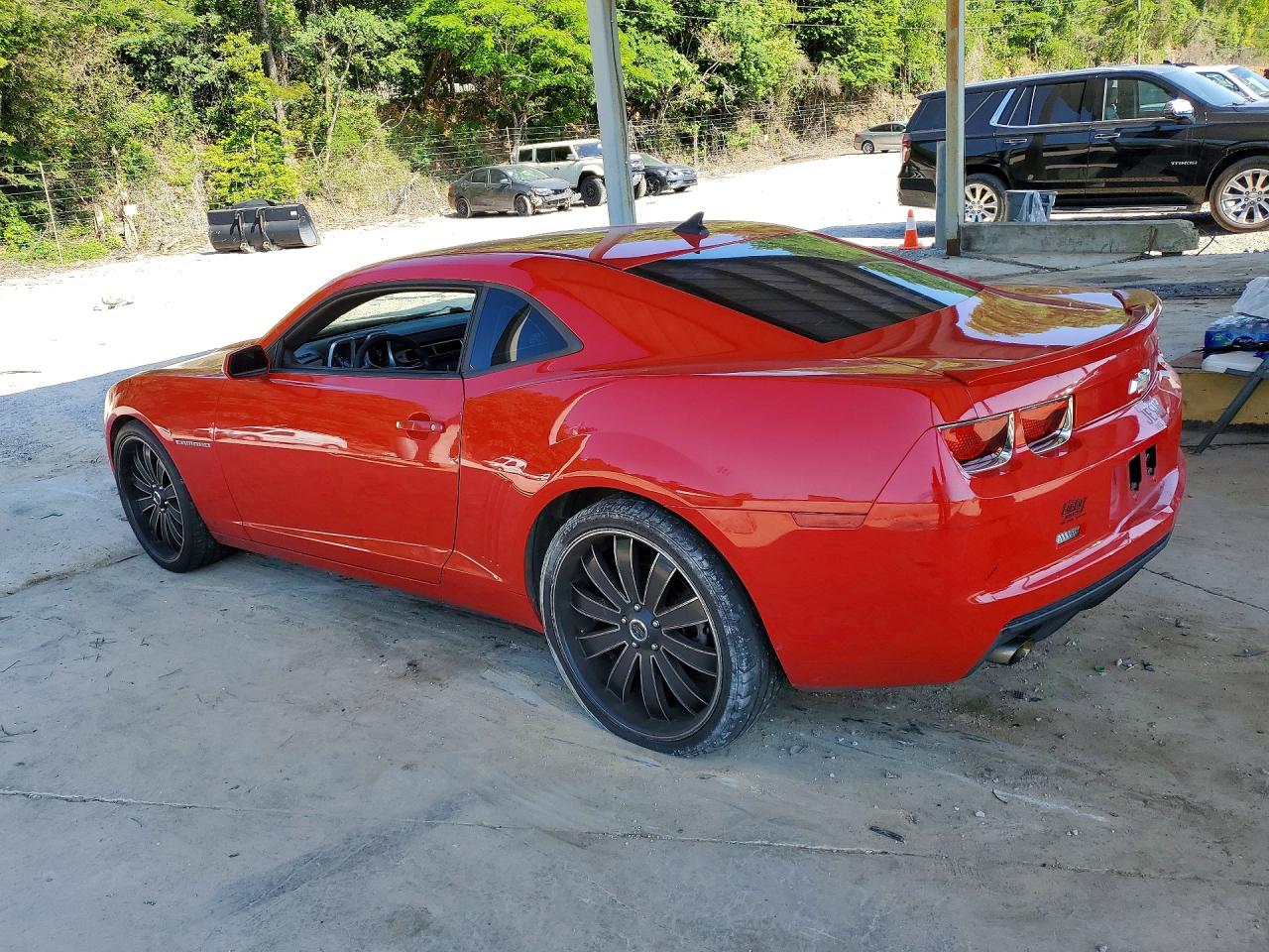 2013 Chevrolet Camaro Ls Red vin: 2G1FA1E30D9131465