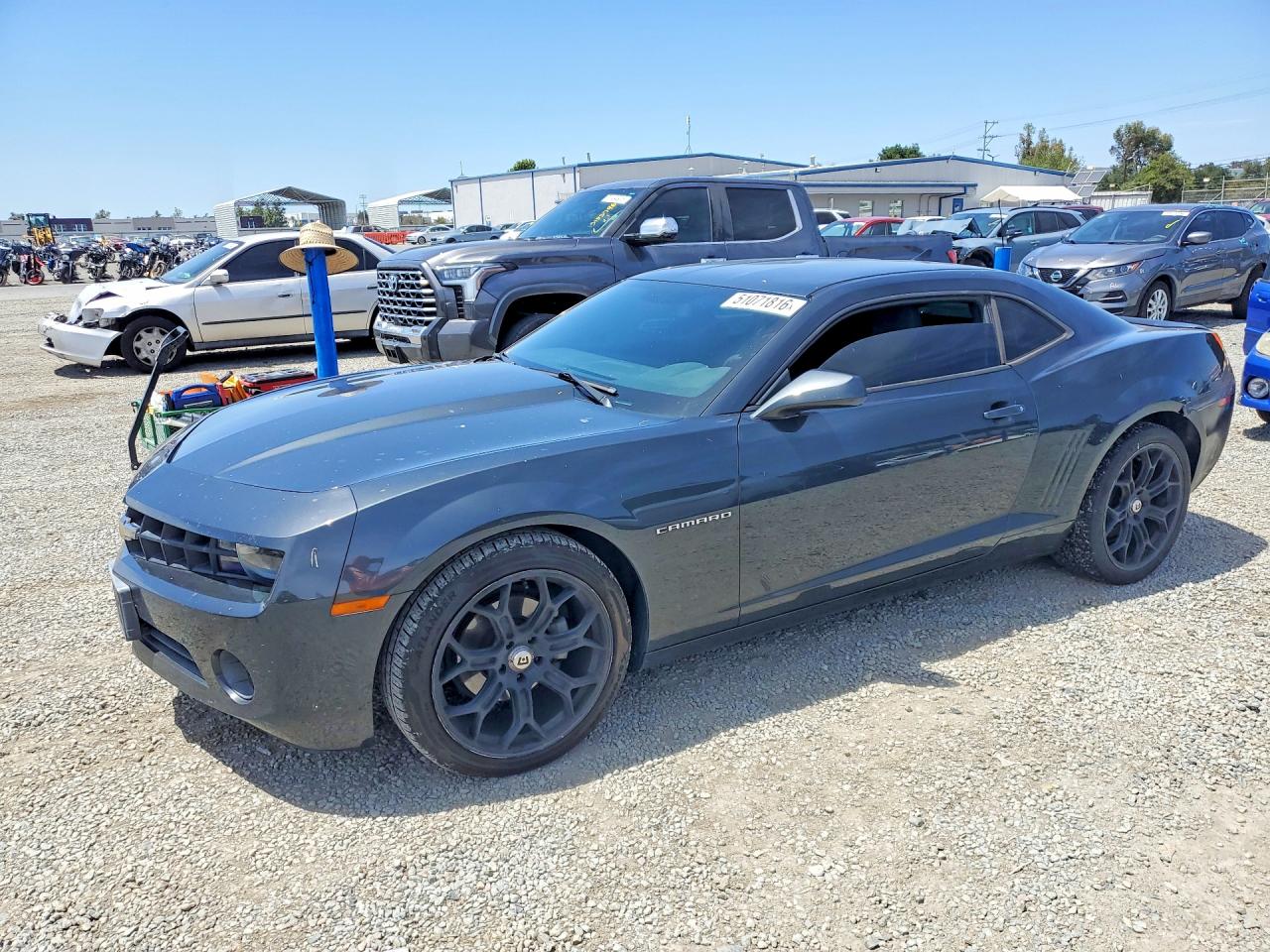 2013 Chevrolet Camaro Ls Gray vin: 2G1FA1E30D9154390