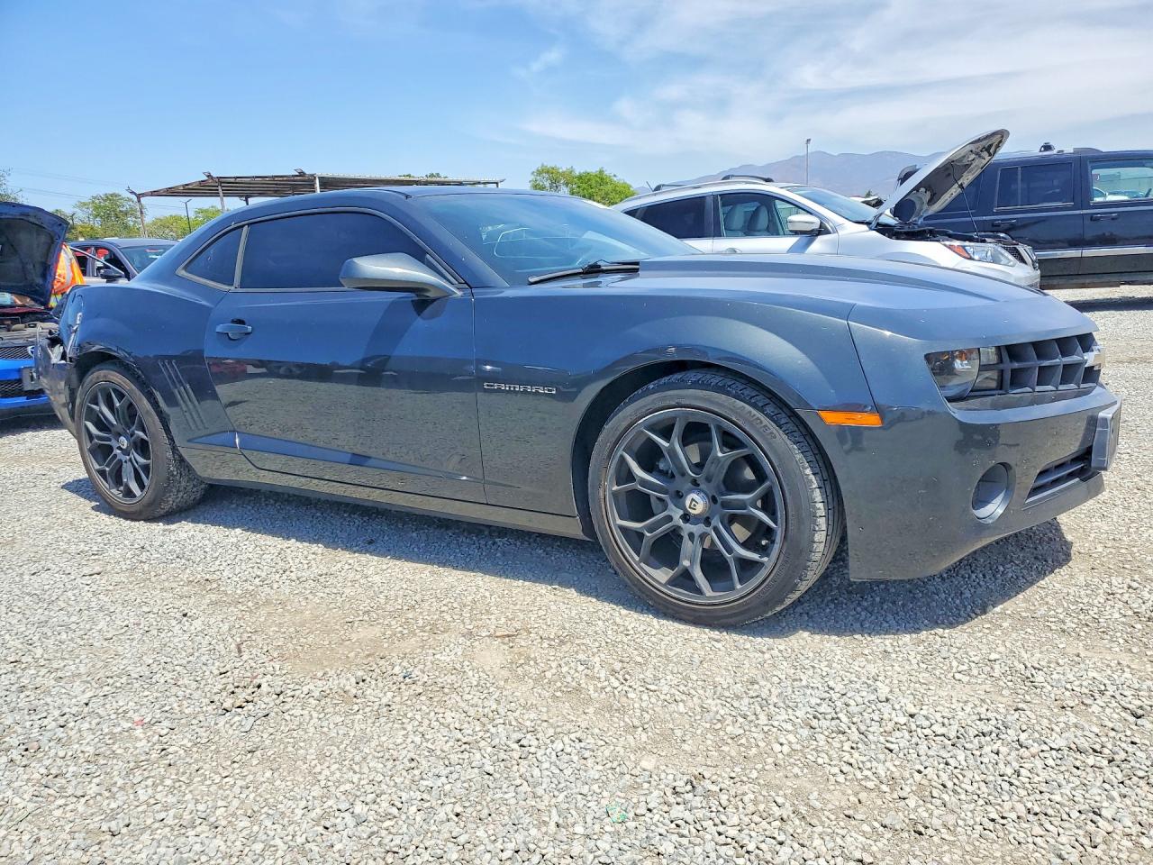 2013 Chevrolet Camaro Ls Gray vin: 2G1FA1E30D9154390