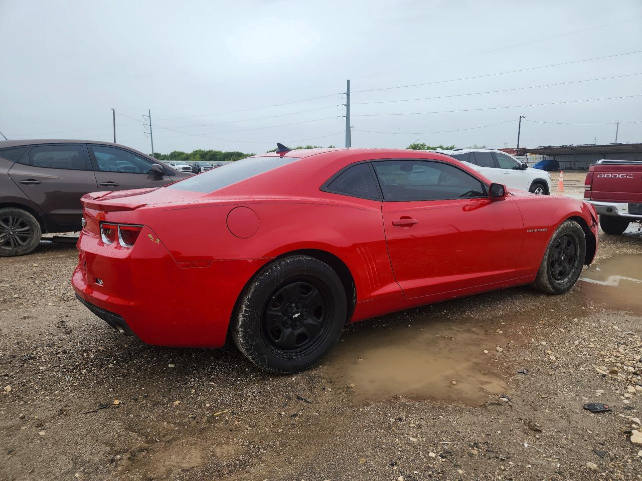 2013 Chevrolet Camaro Ls Красный vin: 2G1FA1E30D9155152
