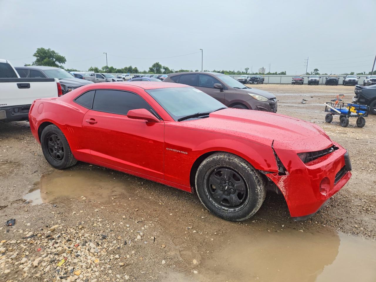 2013 Chevrolet Camaro Ls Красный vin: 2G1FA1E30D9155152