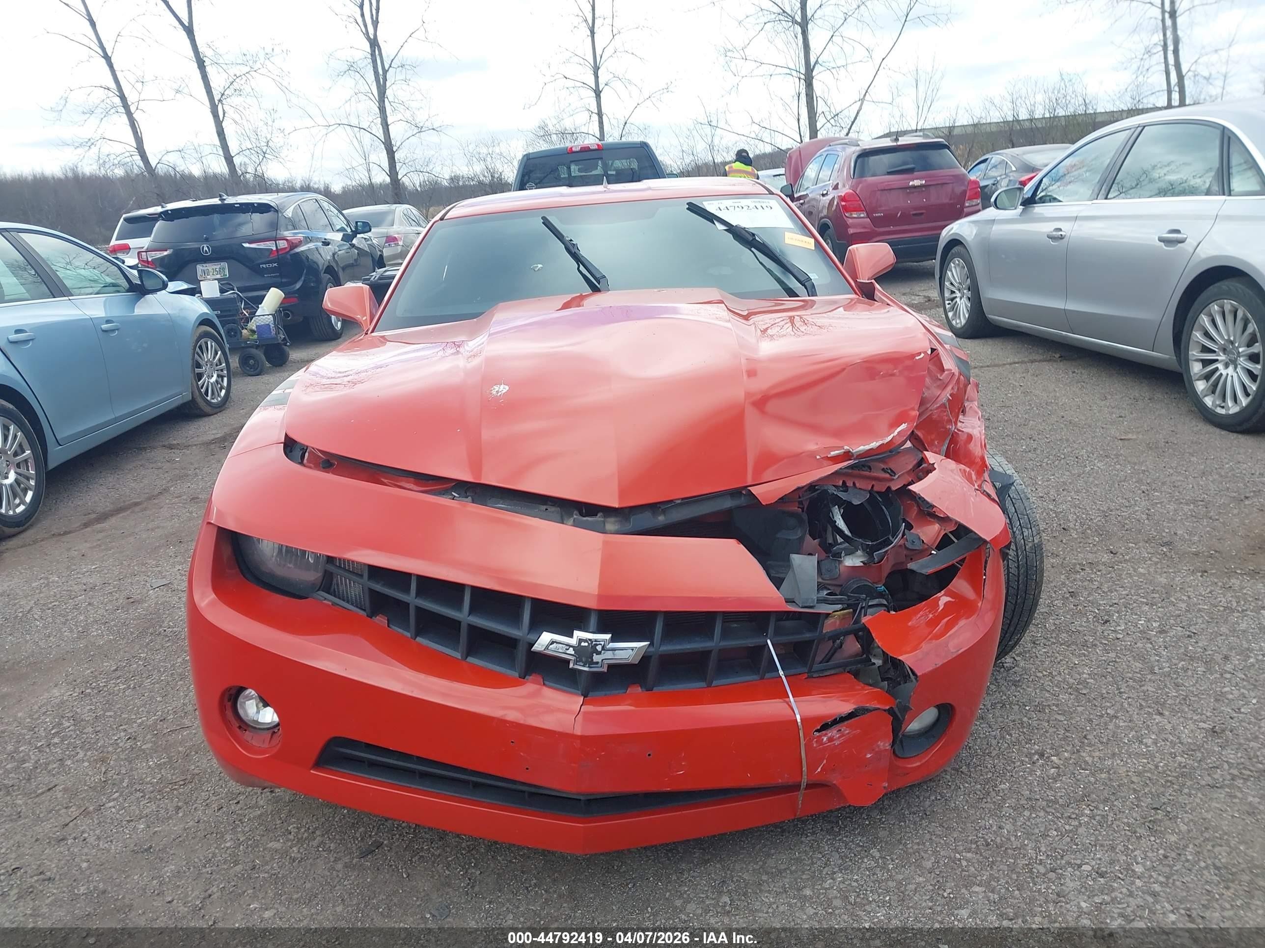 2013 Chevrolet Camaro 2ls Orange vin: 2G1FA1E30D9159525