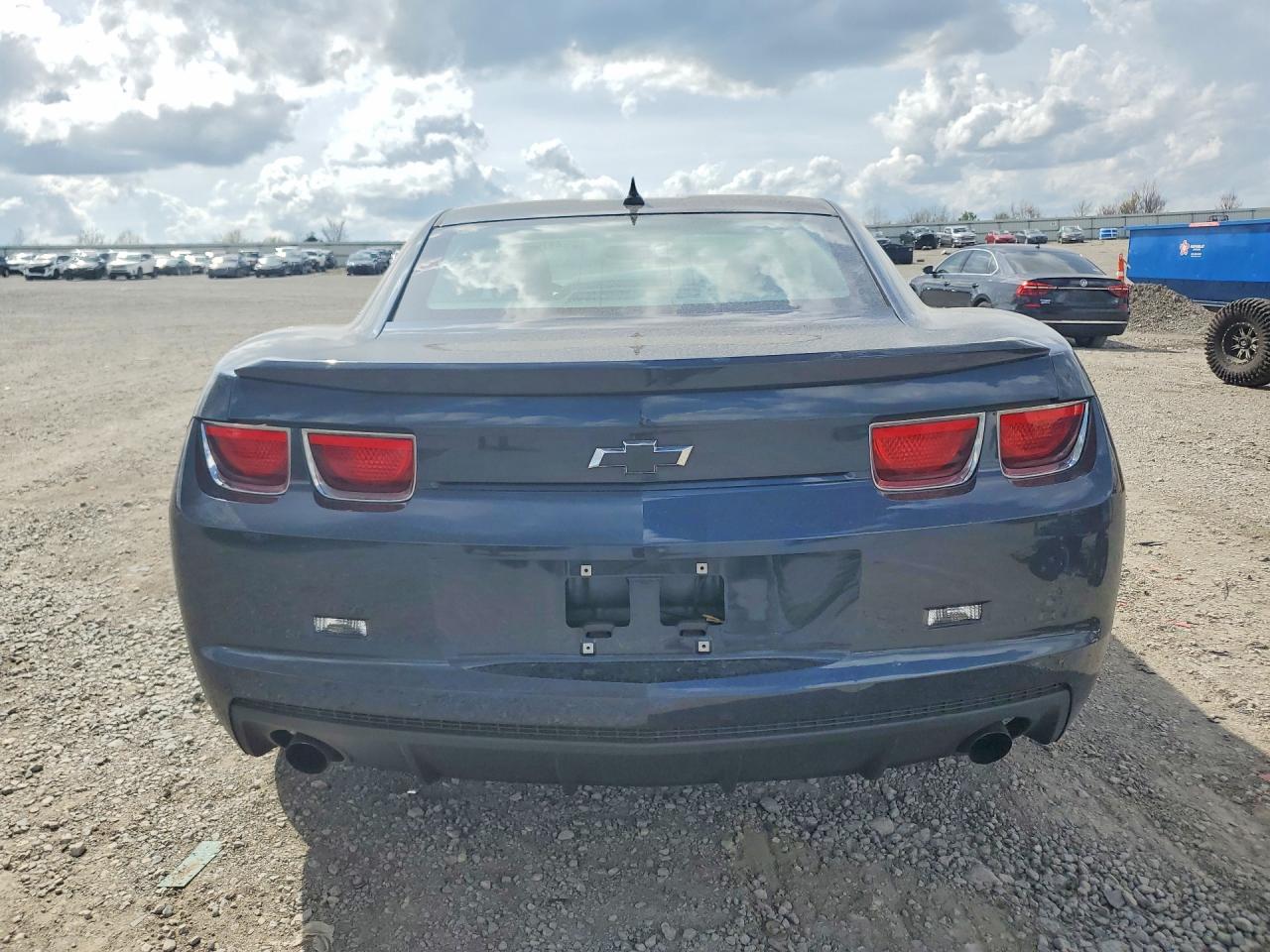 2013 Chevrolet Camaro Ls Blue vin: 2G1FA1E30D9167091