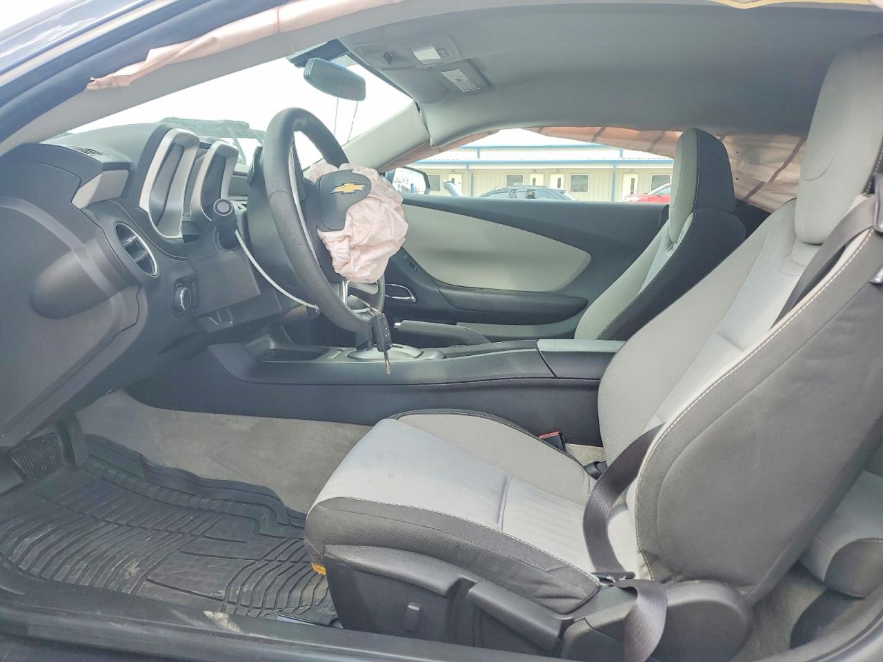 2013 Chevrolet Camaro Ls Blue vin: 2G1FA1E30D9167091