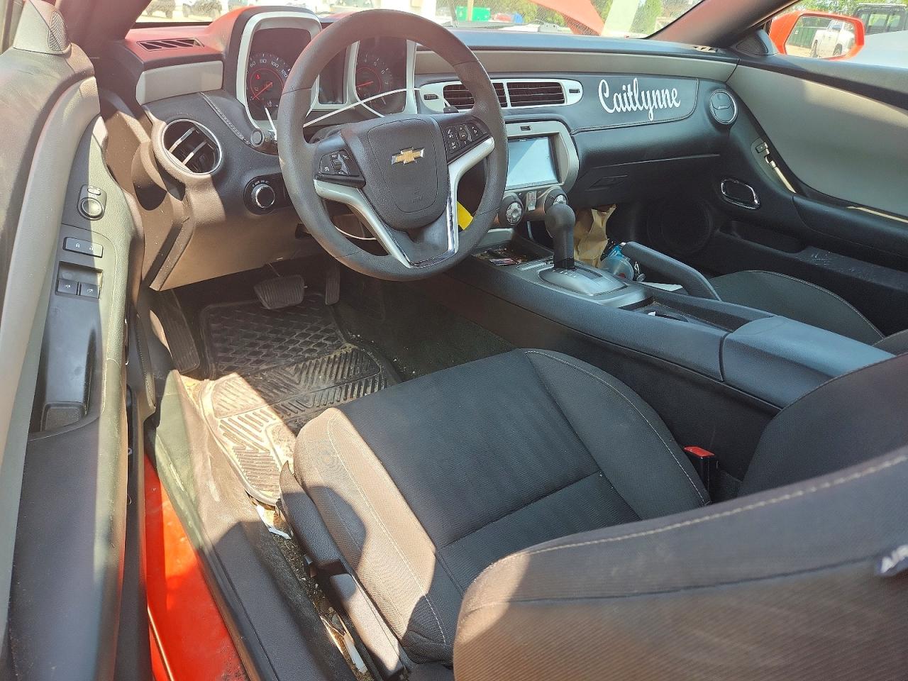2013 Chevrolet Camaro Ls Orange vin: 2G1FA1E30D9202180