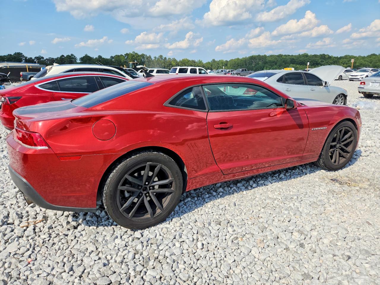 2014 Chevrolet Camaro Ls Maroon vin: 2G1FA1E30E9201533