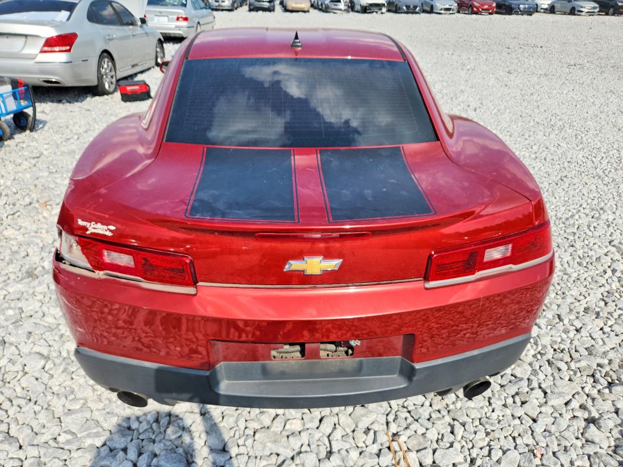 2014 Chevrolet Camaro Ls Maroon vin: 2G1FA1E30E9201533